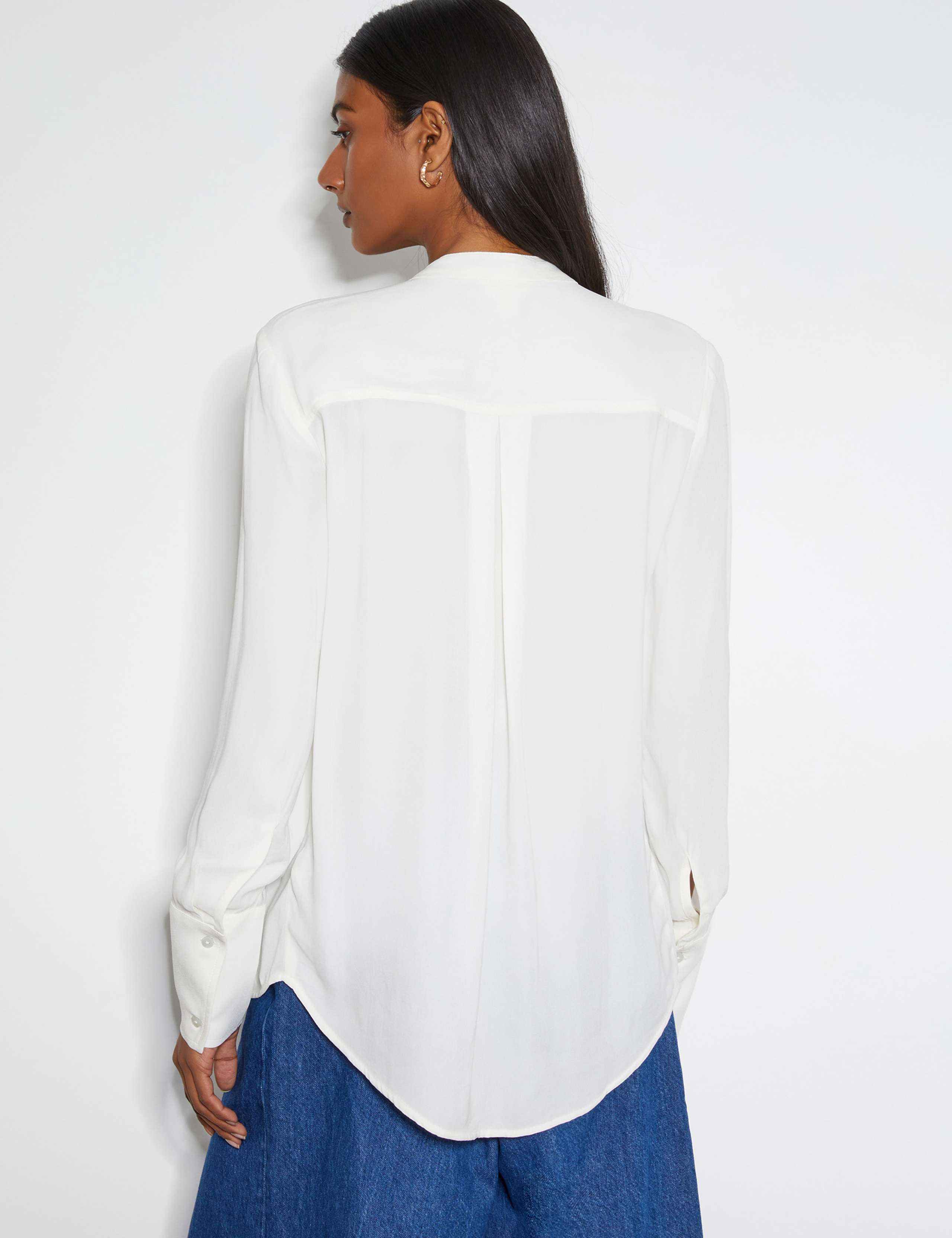 Frill Detail Button Through Blouse 3 of 4