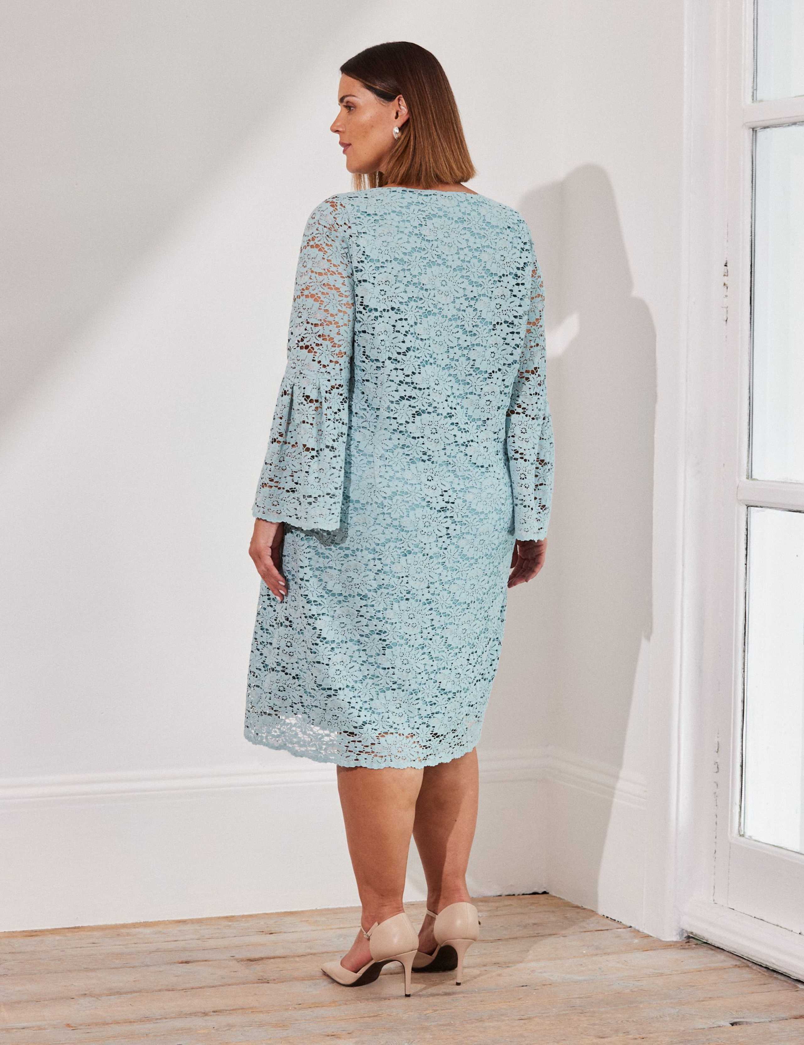 Cotton Rich Lace V-Neck Tea Dress 5 of 5