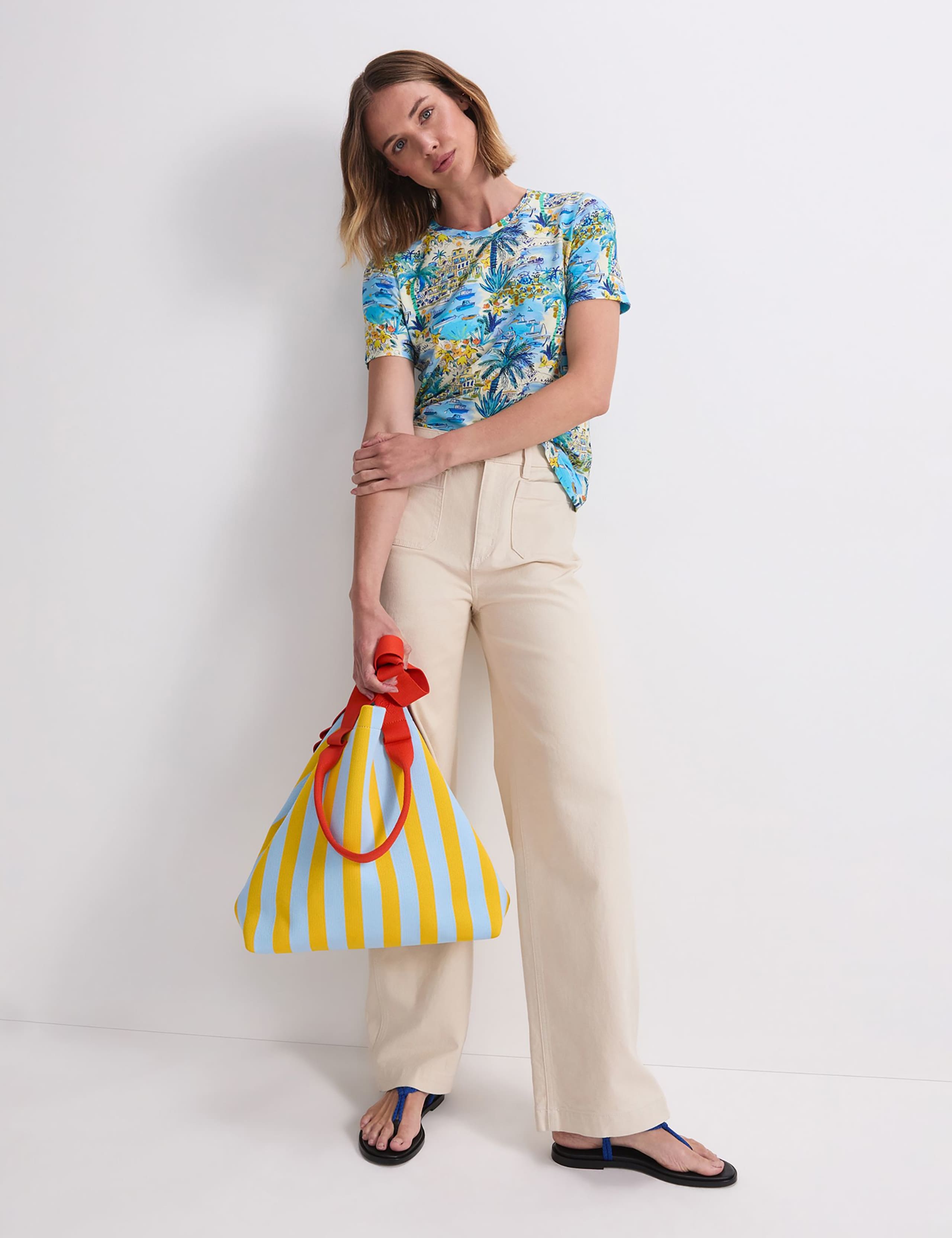 Printed Round Neck T-Shirt 4 of 6