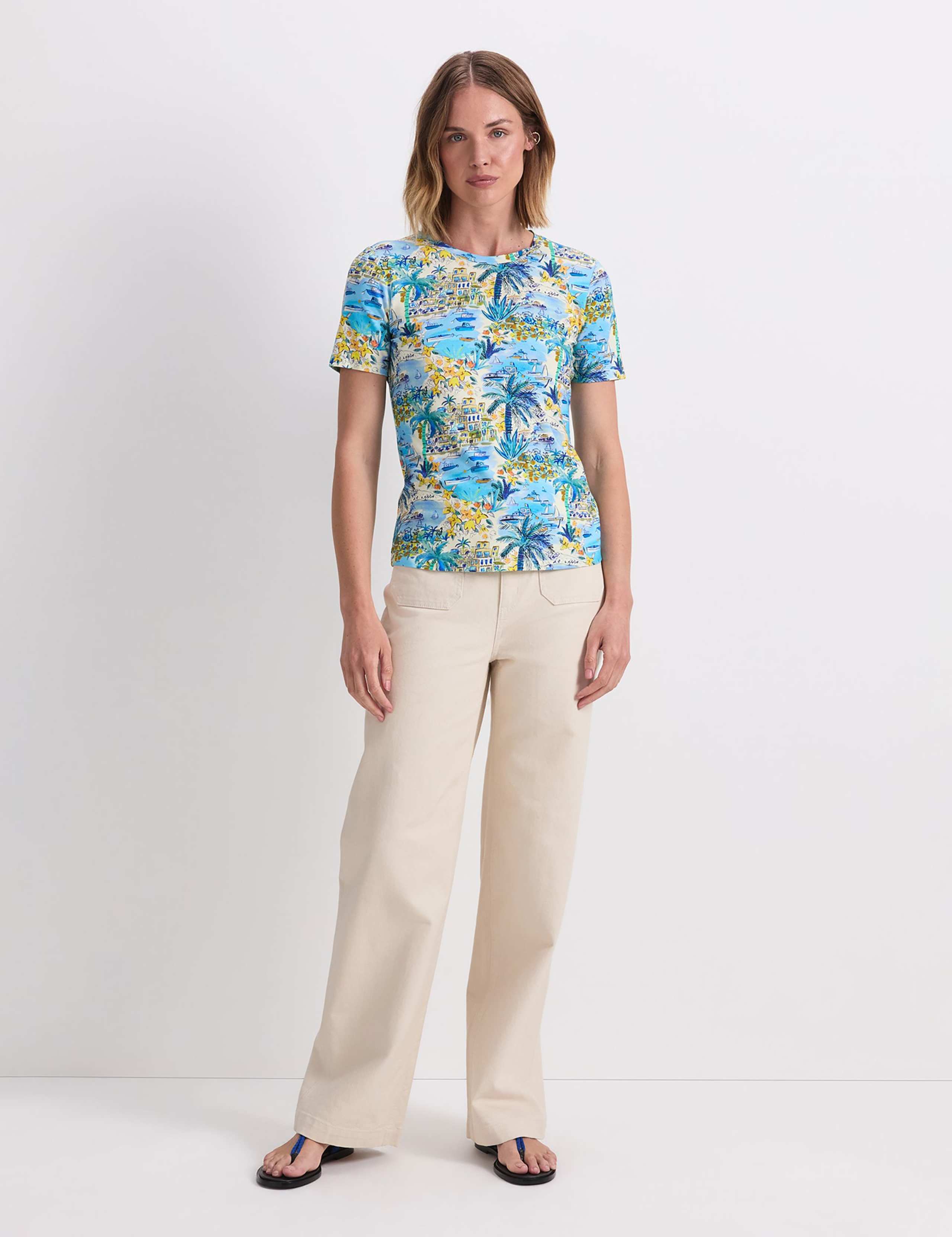 Printed Round Neck T-Shirt 5 of 6