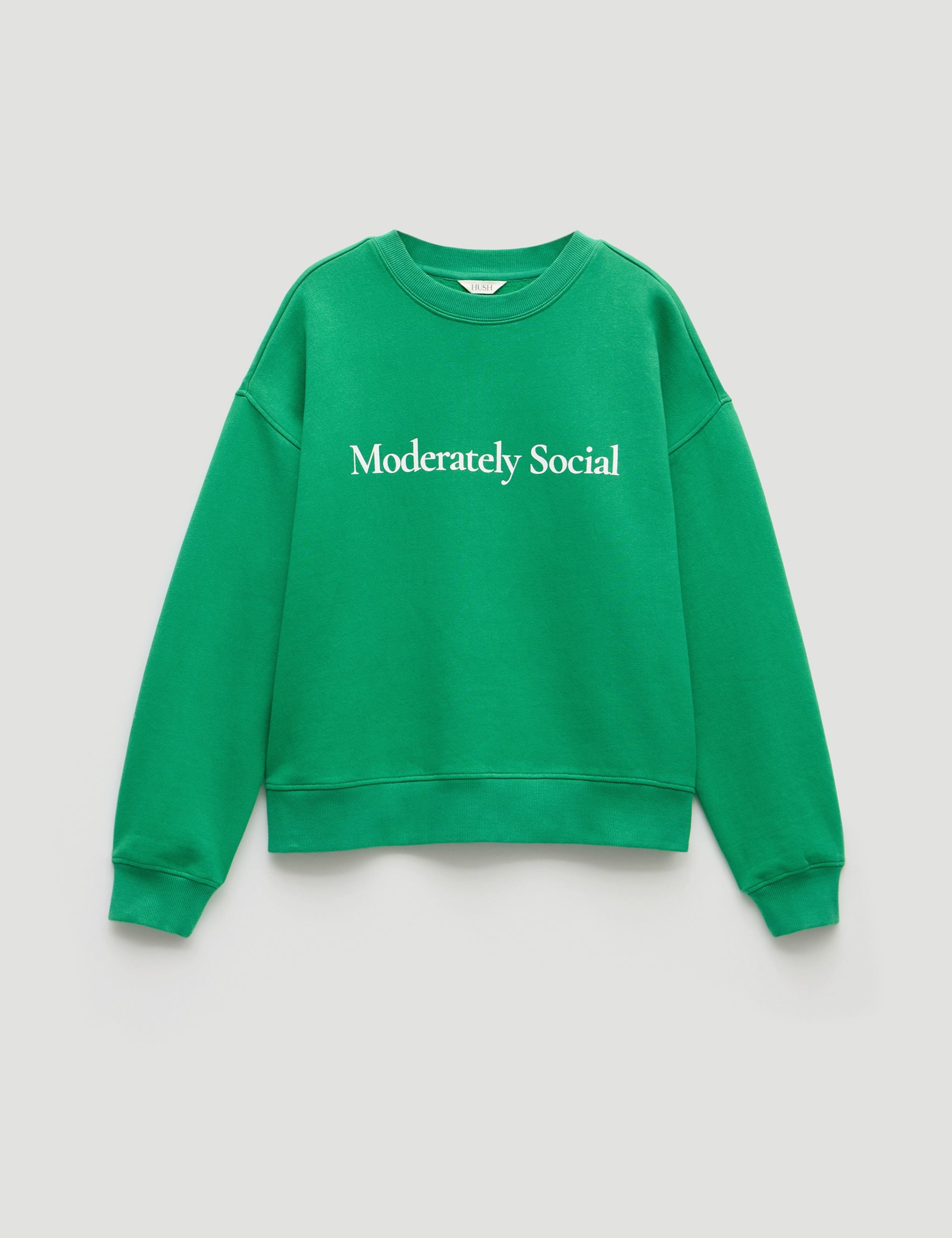 Pure Cotton Social Slogan Graphic Sweatshirt 2 of 4