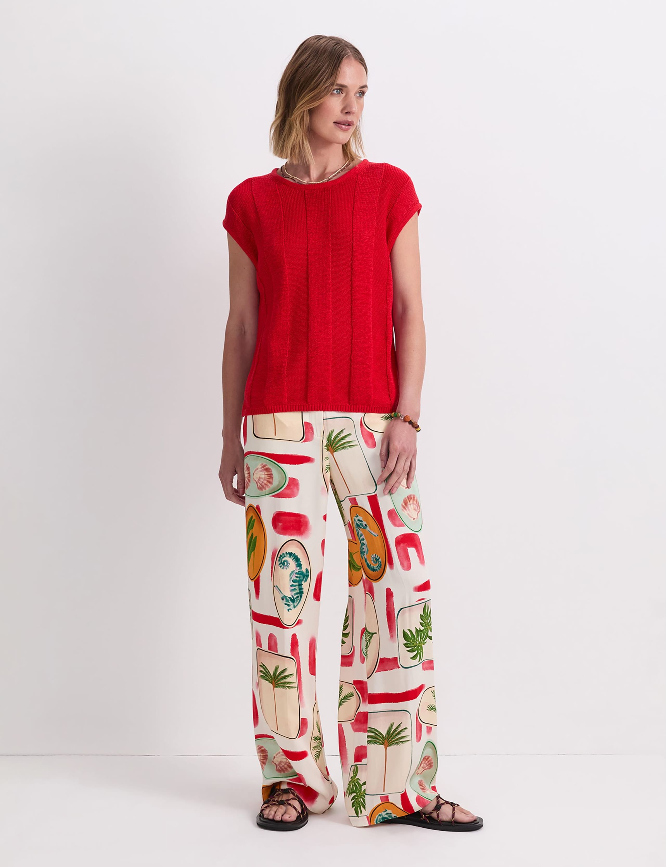 Cotton Blend Knitted Vest 6 of 6