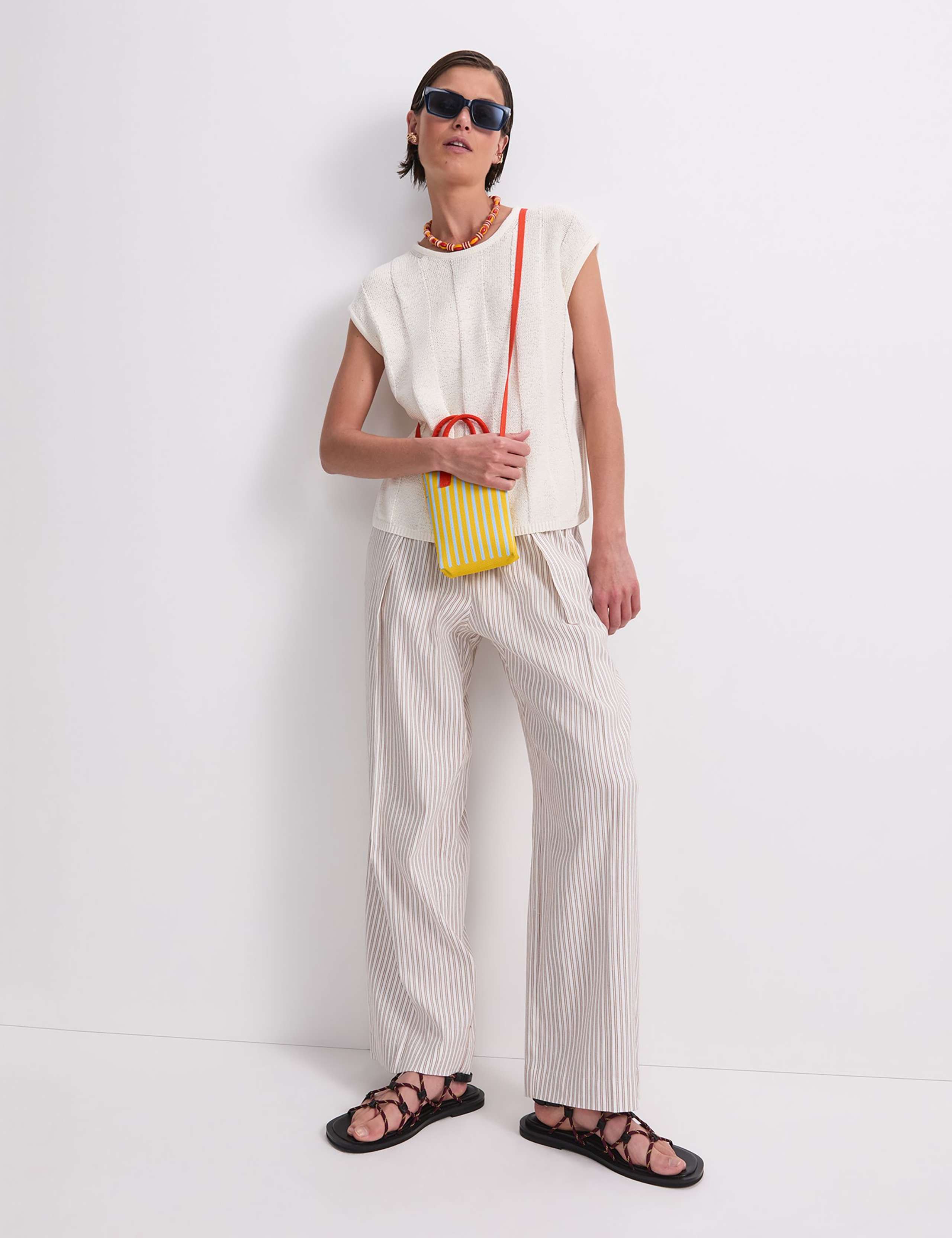 Cotton Blend Knitted Vest 3 of 5