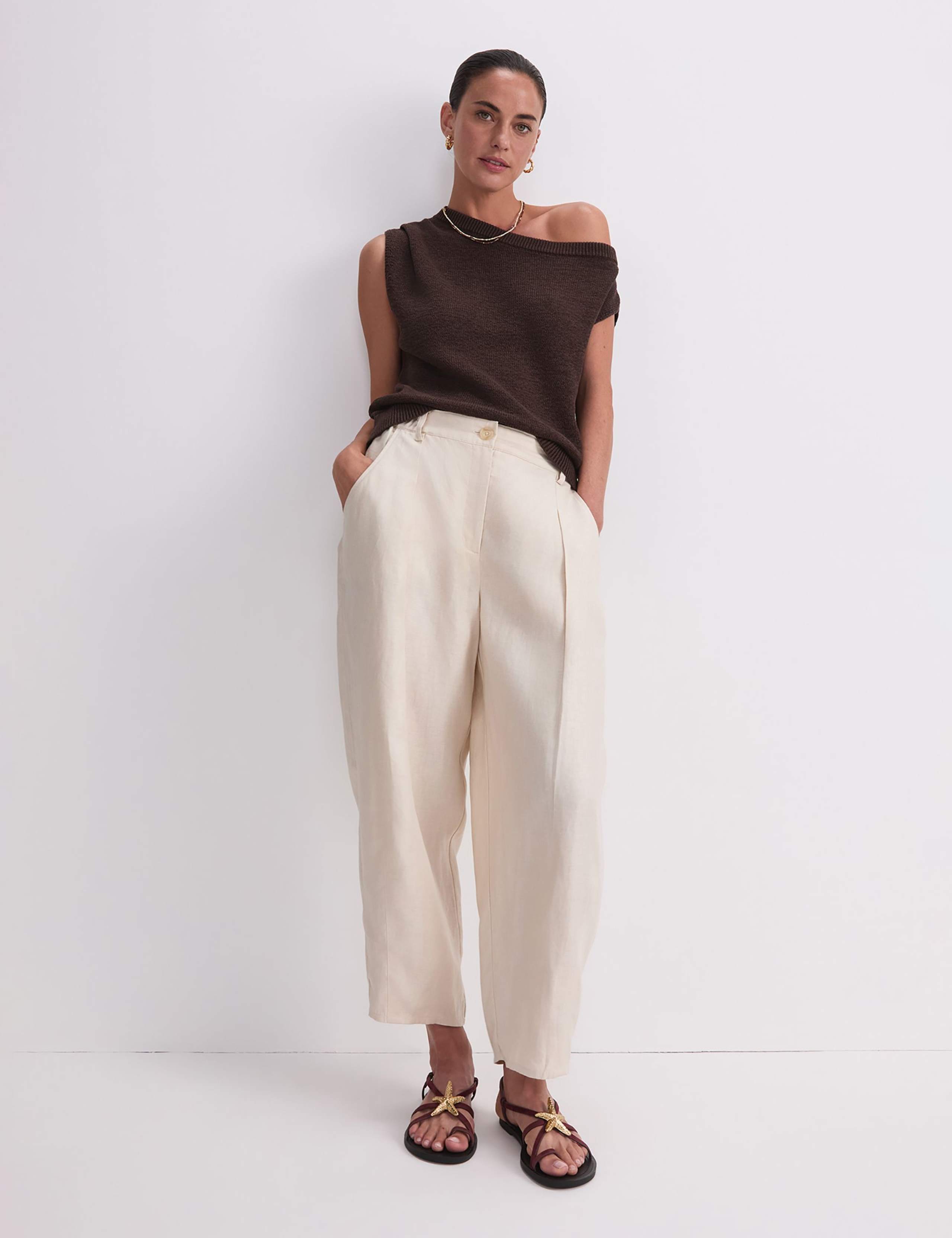 Cotton Blend Textured Knitted Top 3 of 7