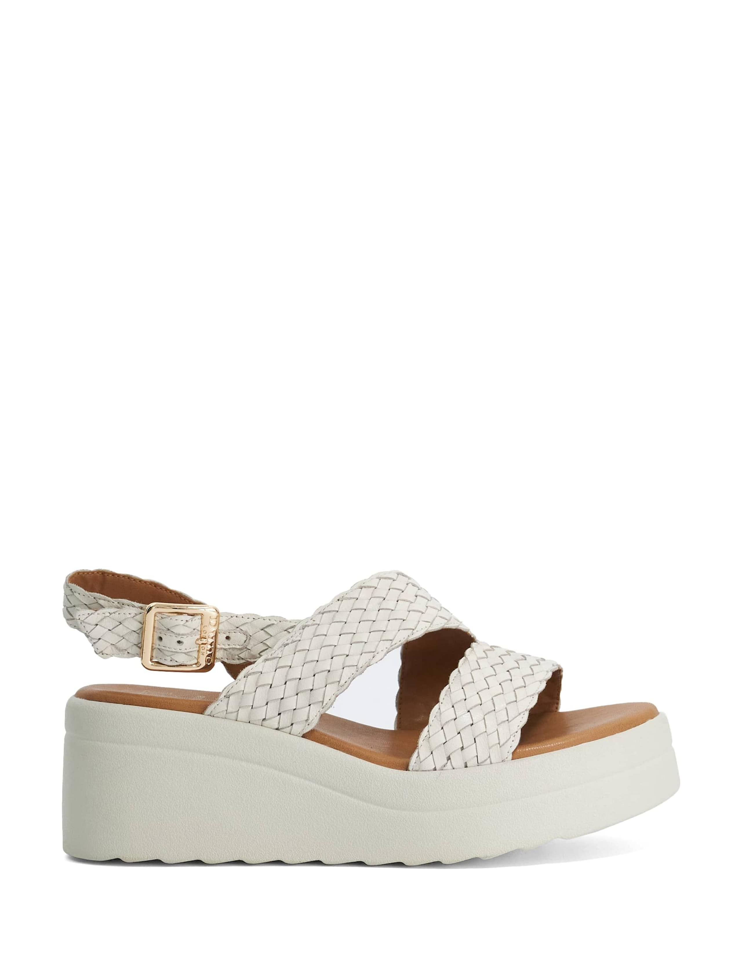 Wide Fit Woven Strappy Buckle Sandals 1 of 5