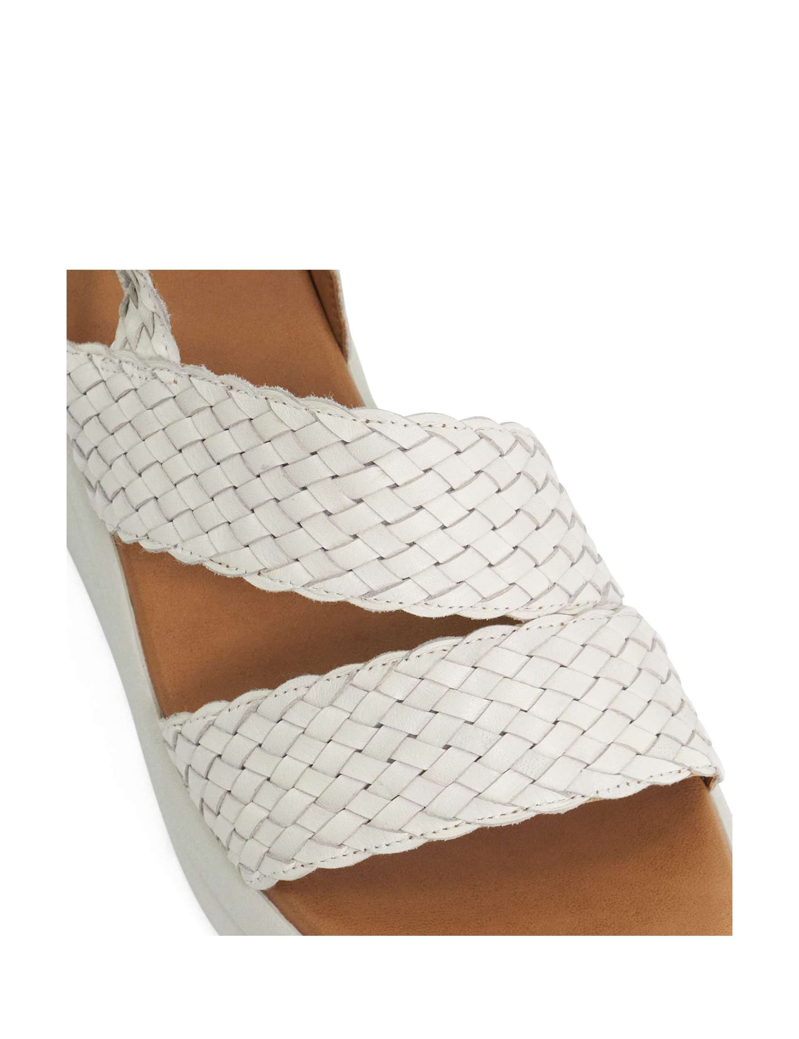 Wide Fit Woven Strappy Buckle Sandals 5 of 5