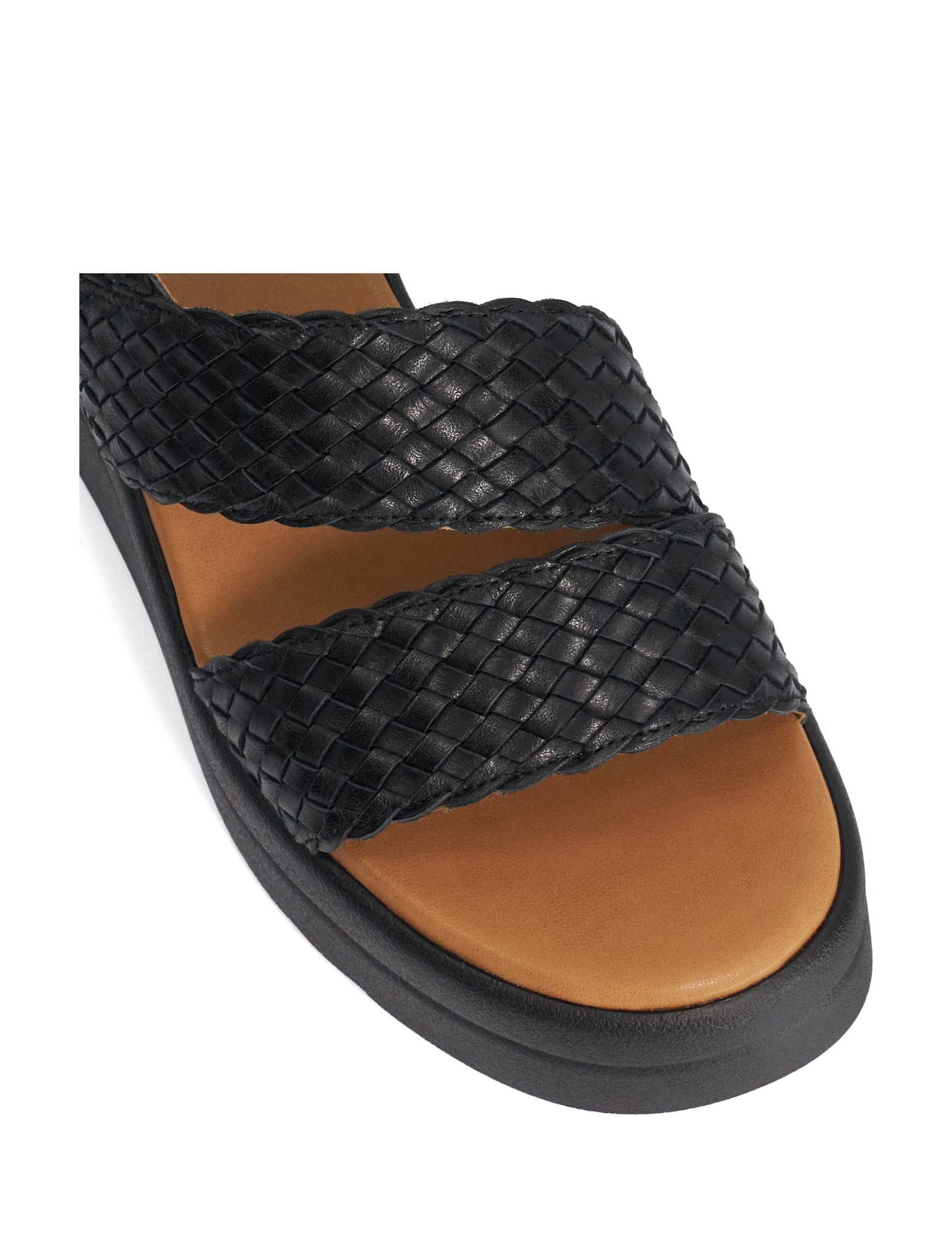 Wide Fit Woven Strappy Buckle Sandals 2 of 5