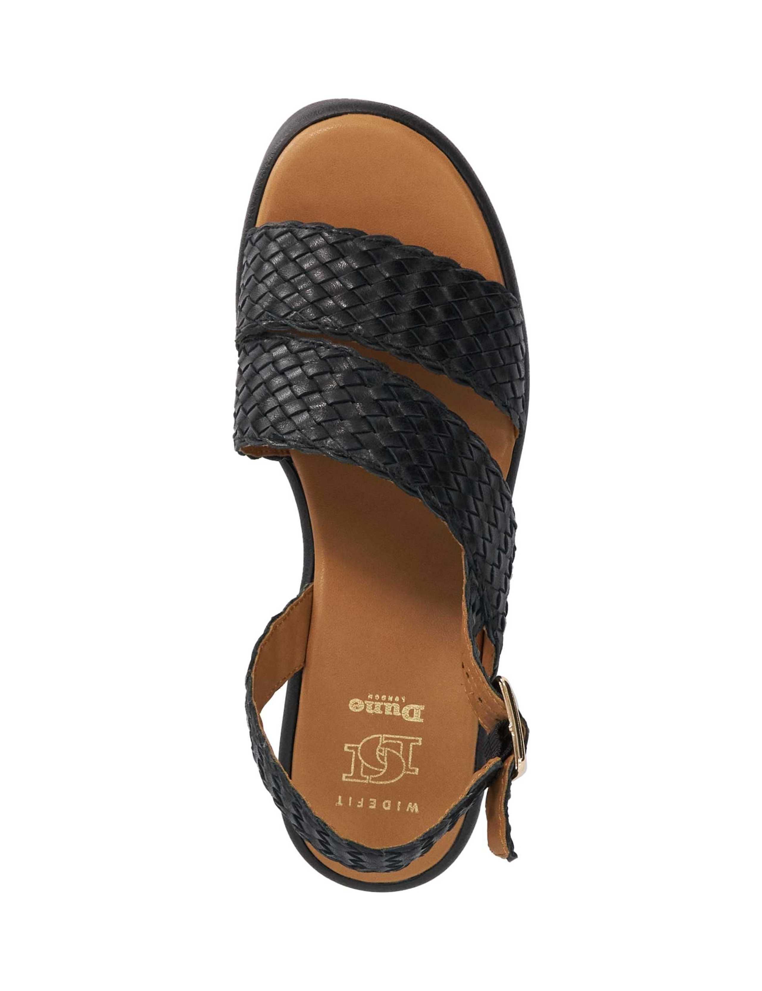 Wide Fit Woven Strappy Buckle Sandals 4 of 5