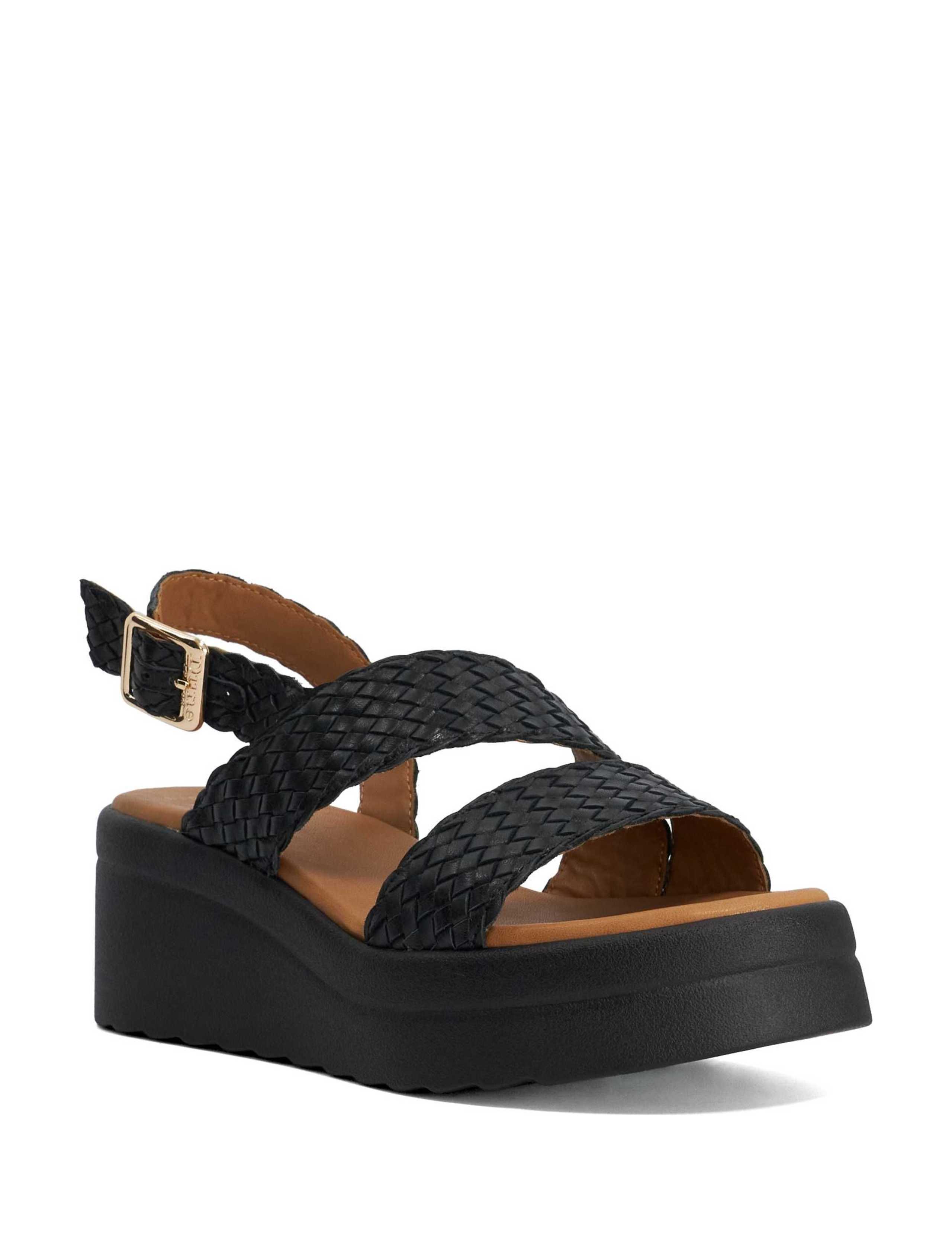 Wide Fit Woven Strappy Buckle Sandals 5 of 5