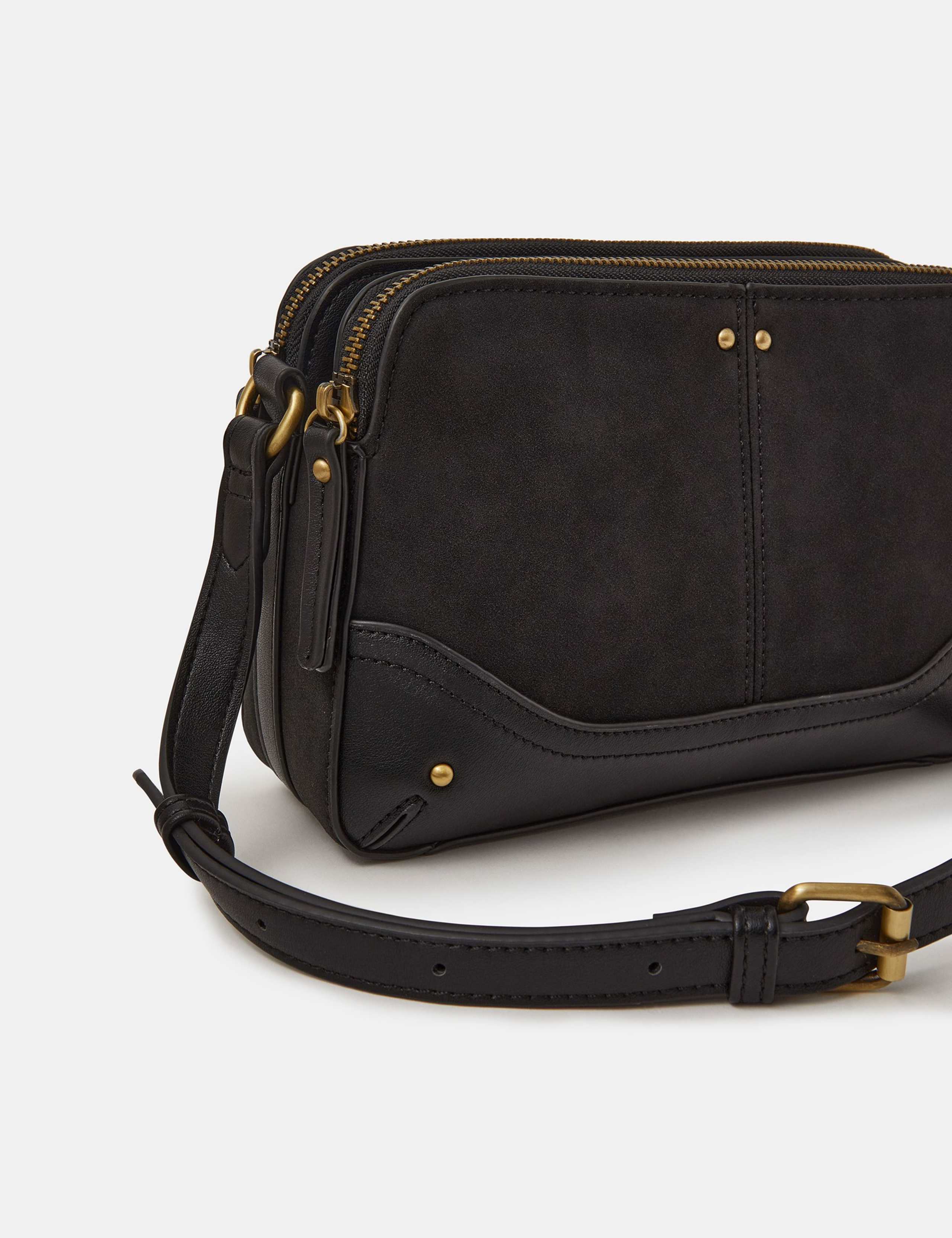 Faux Leather Cross Body Bag 3 of 4