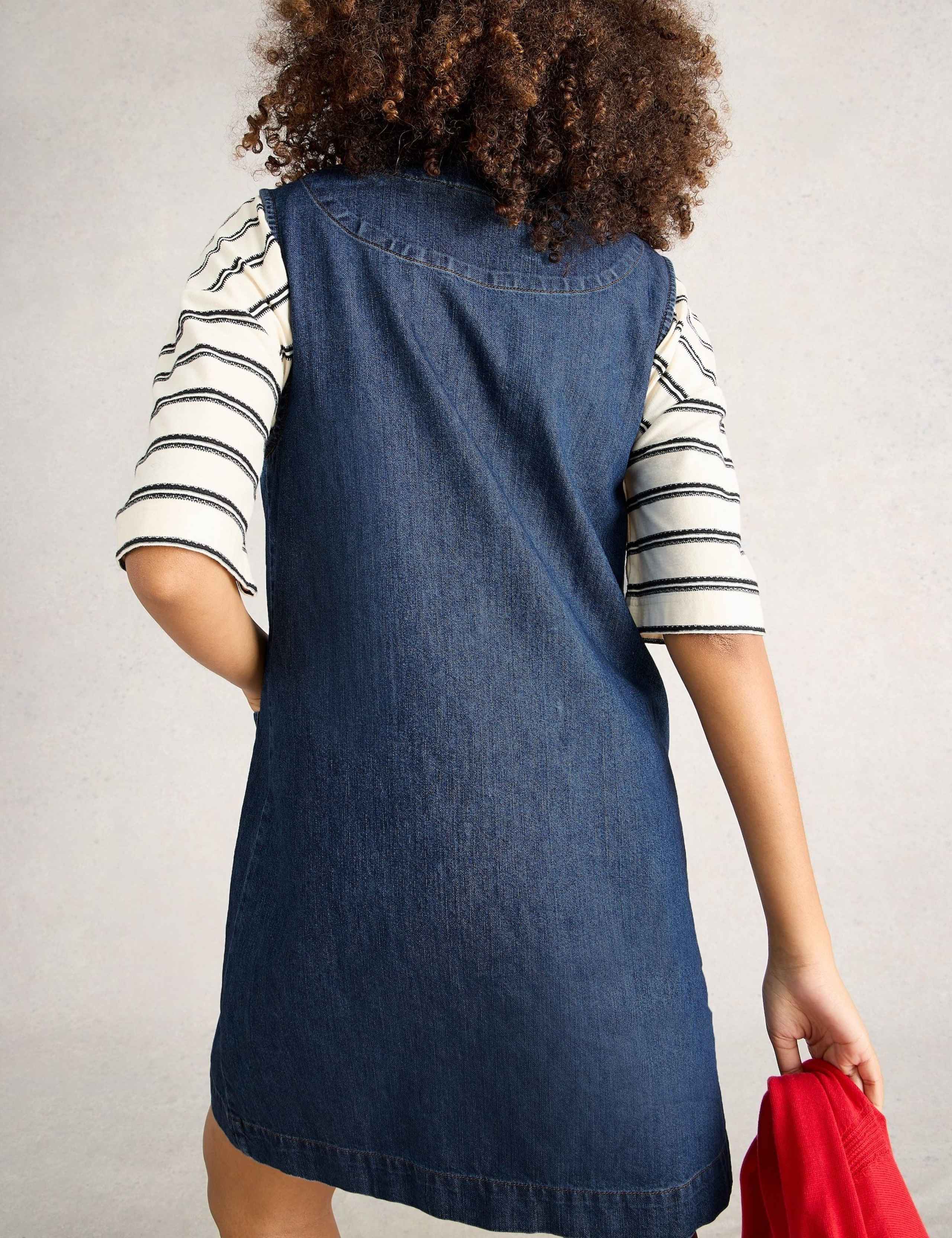 Rose Denim Pinny 3 of 6