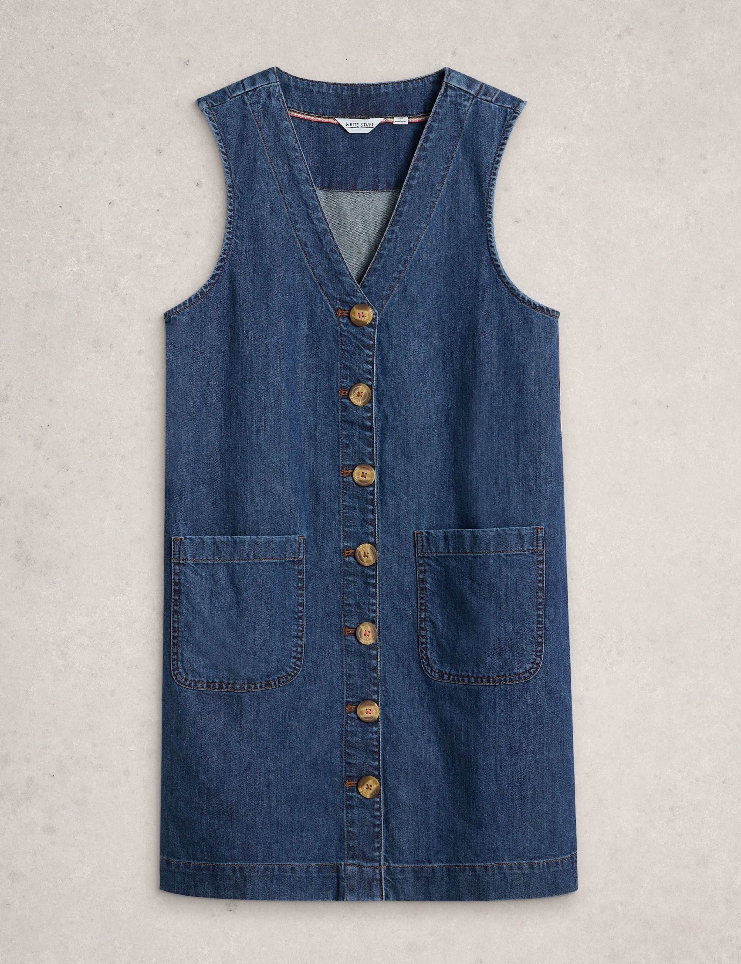 Rose Denim Pinny 2 of 6