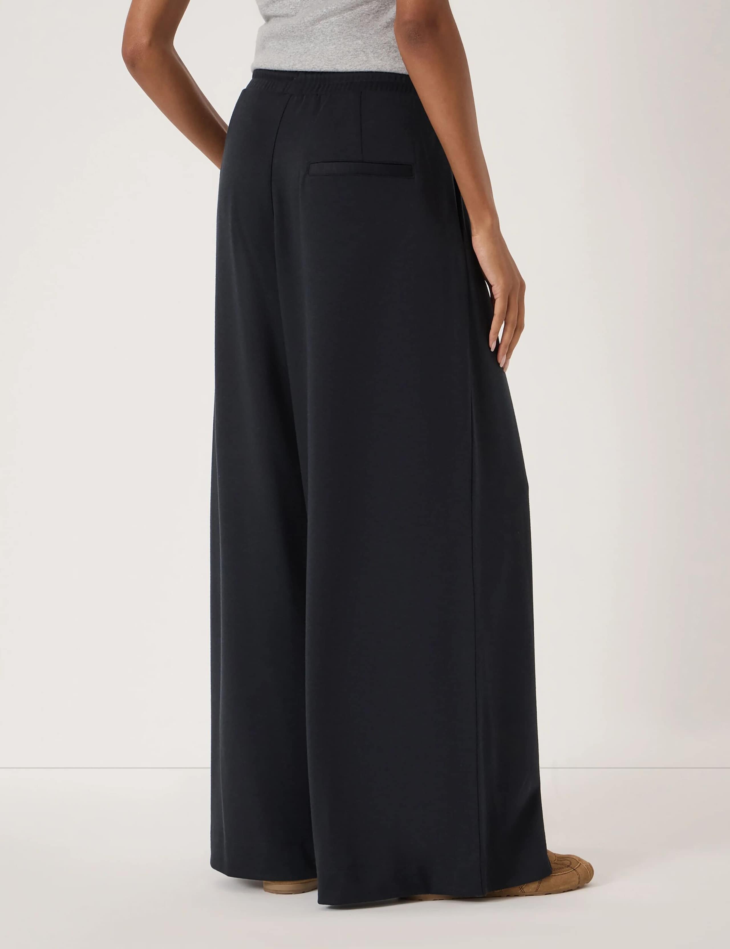 Elasticated Waist Wide Leg Trousers 3 of 5