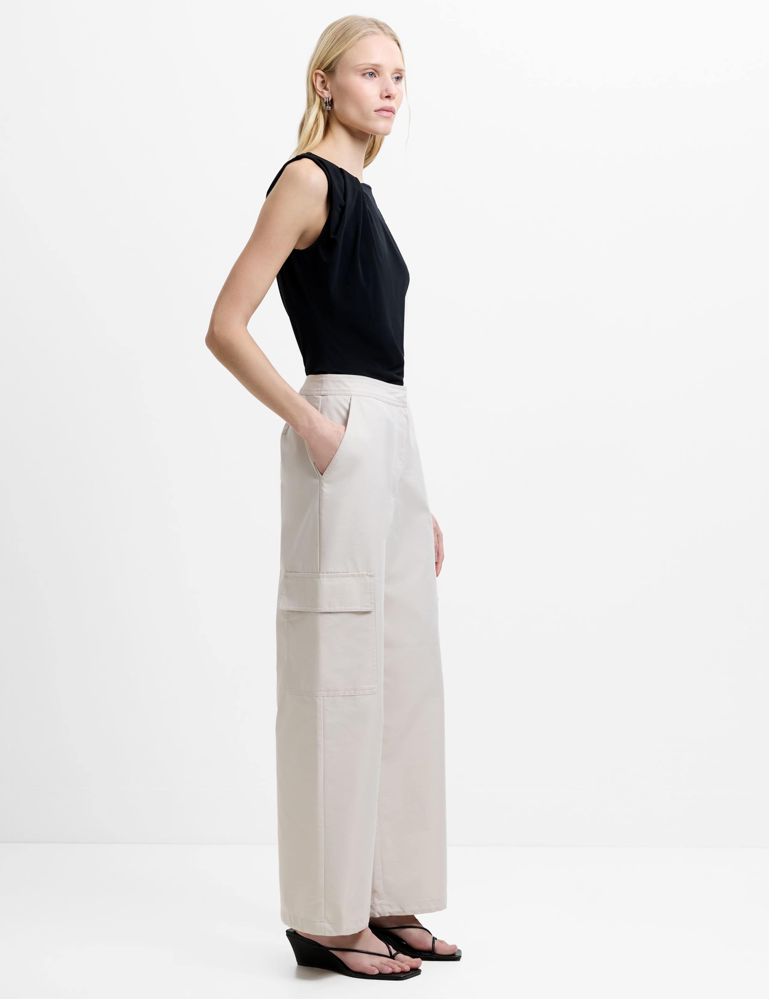 Cotton Rich Relaxed Fit Cargo Trousers 3 of 5