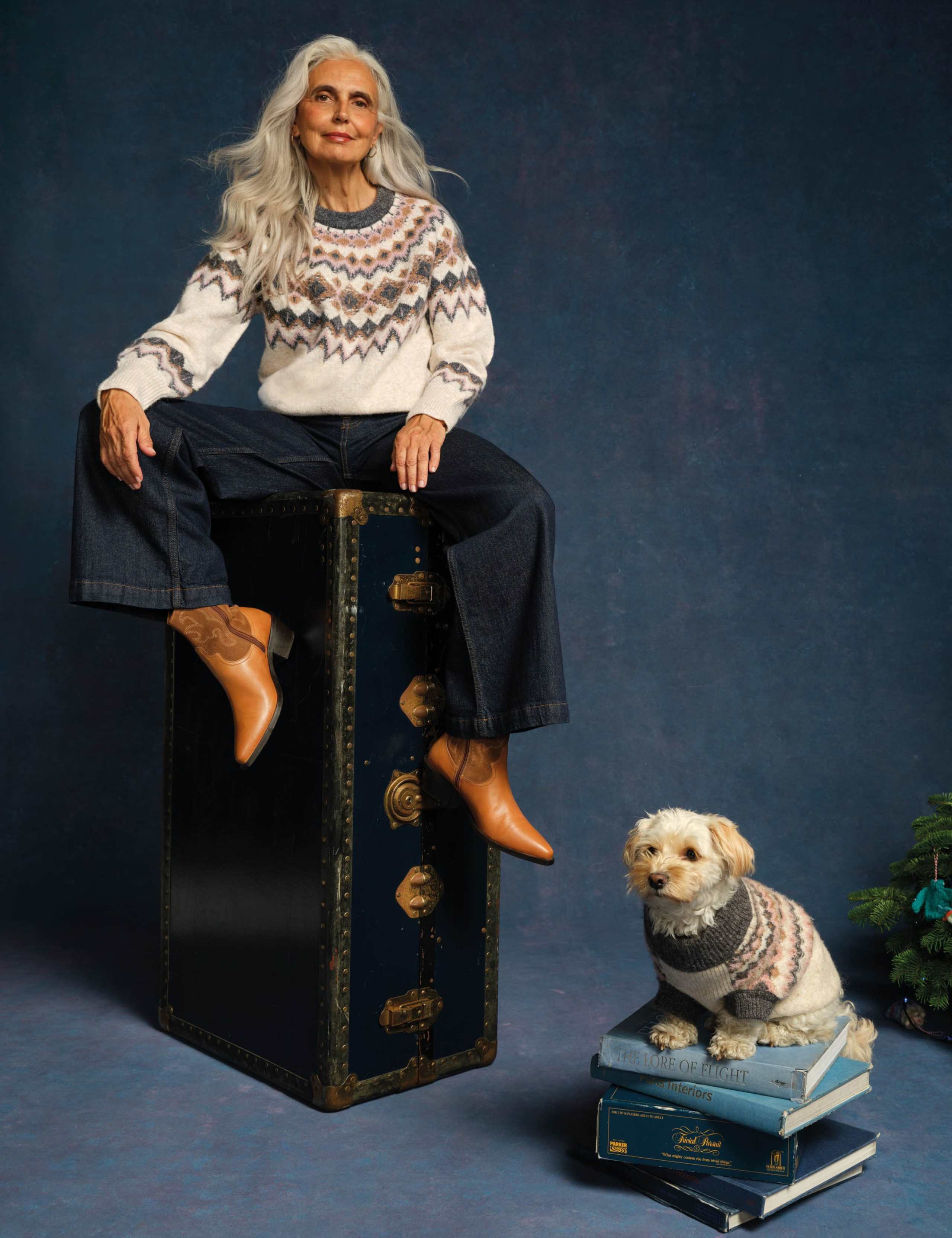 Fair Isle Crew Neck Jumper with Wool 6 of 6