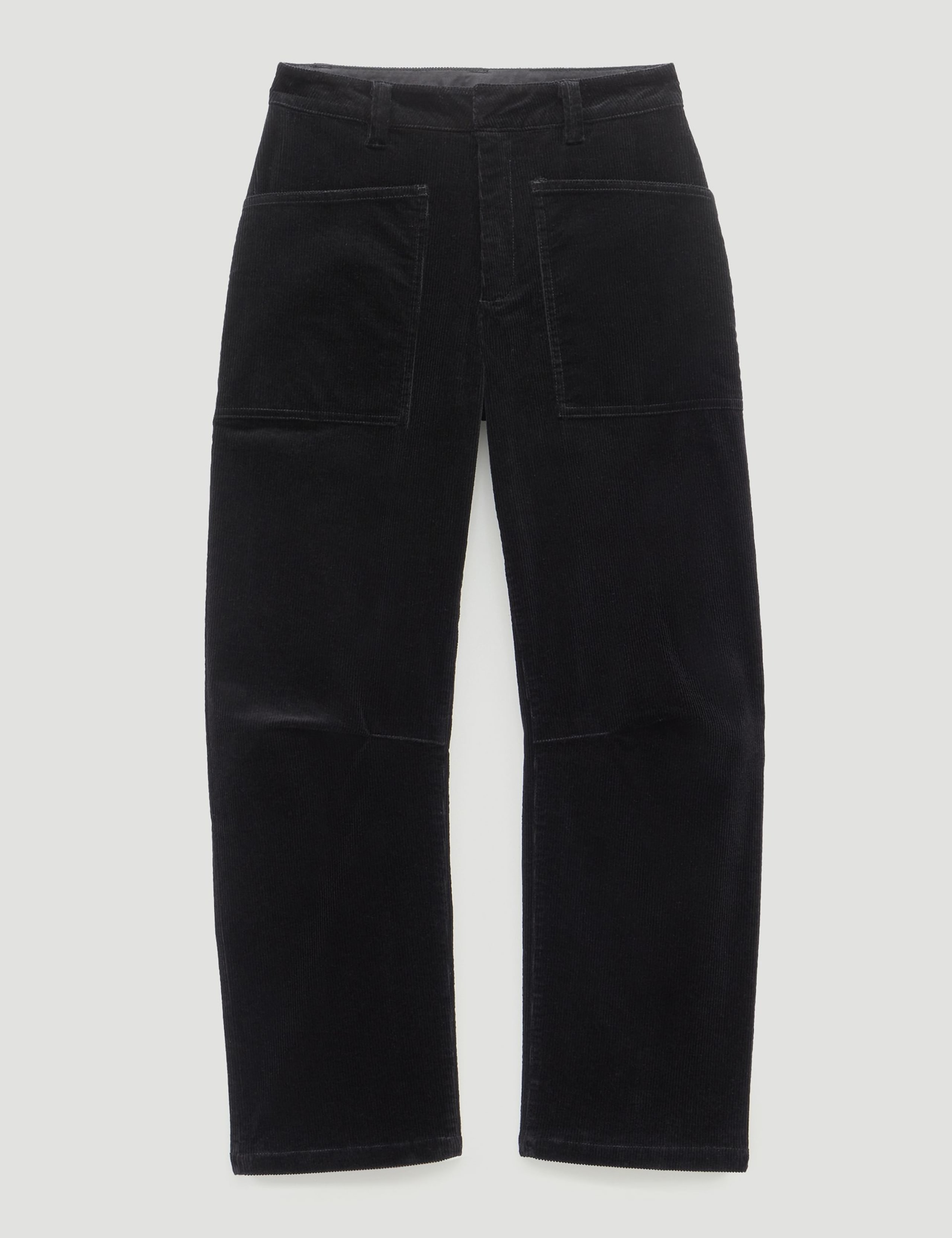 Cord Barrel Leg Ankle Grazer Trousers 2 of 5
