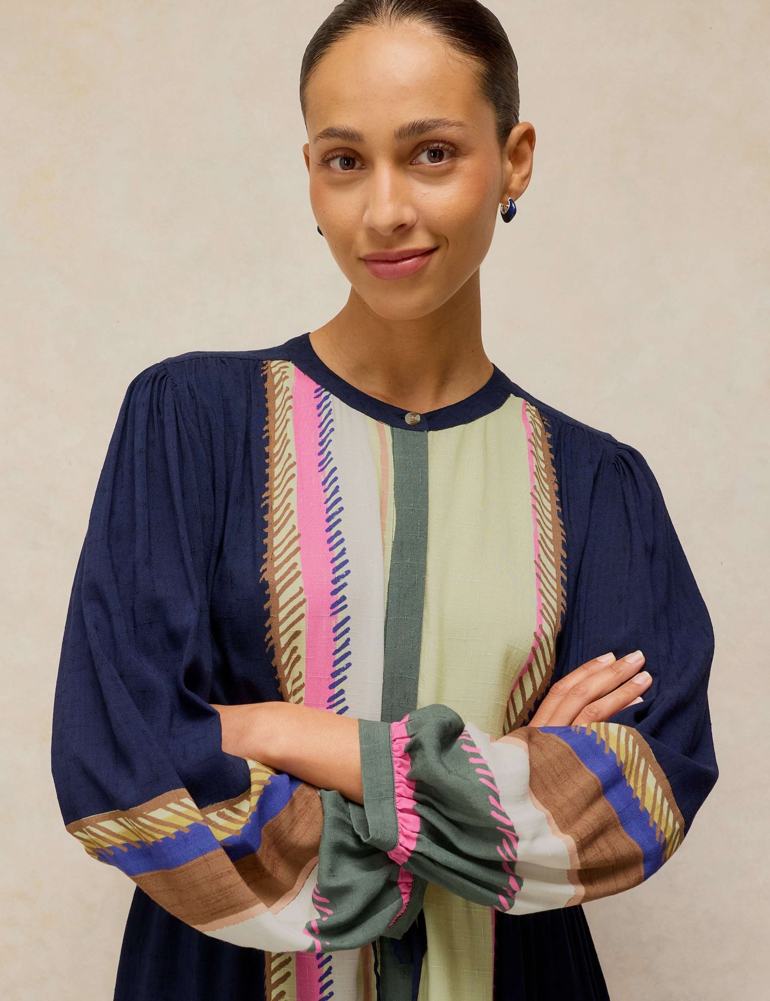 Printed Midi Kaftan Dress 4 of 6