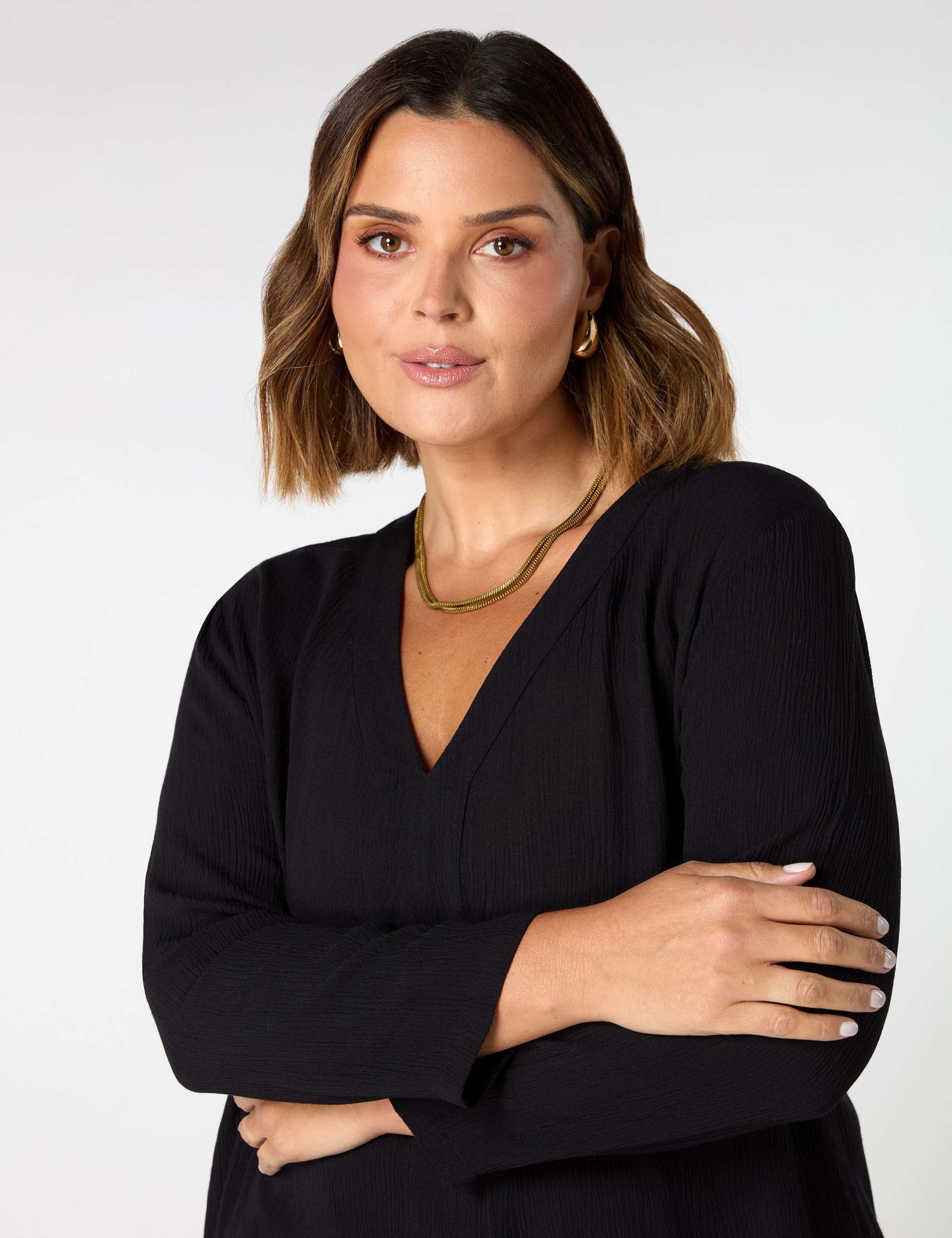 V-Neck Longline Tunic 3 of 4