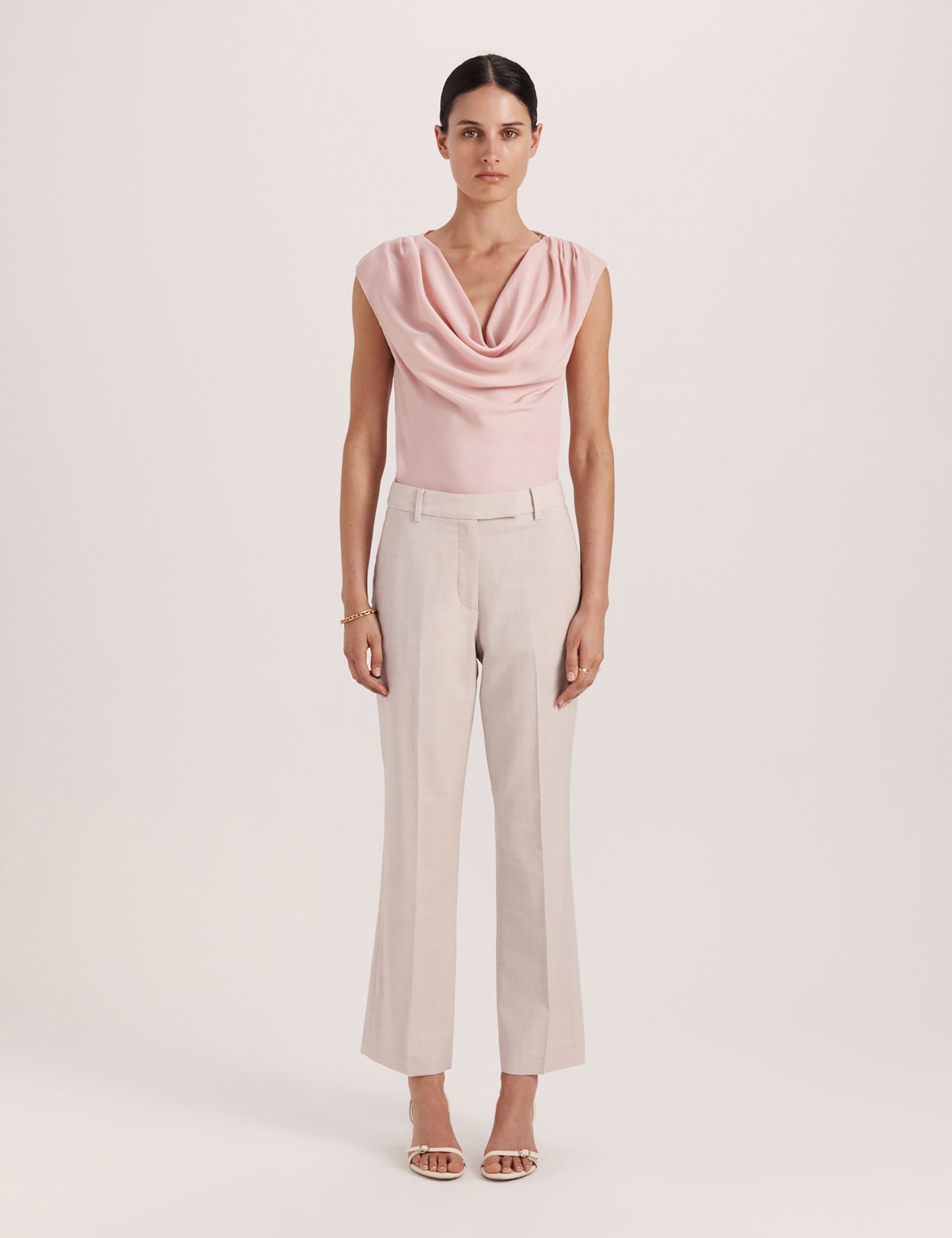 Wool Rich Straight Leg Cropped Trousers 5 of 5