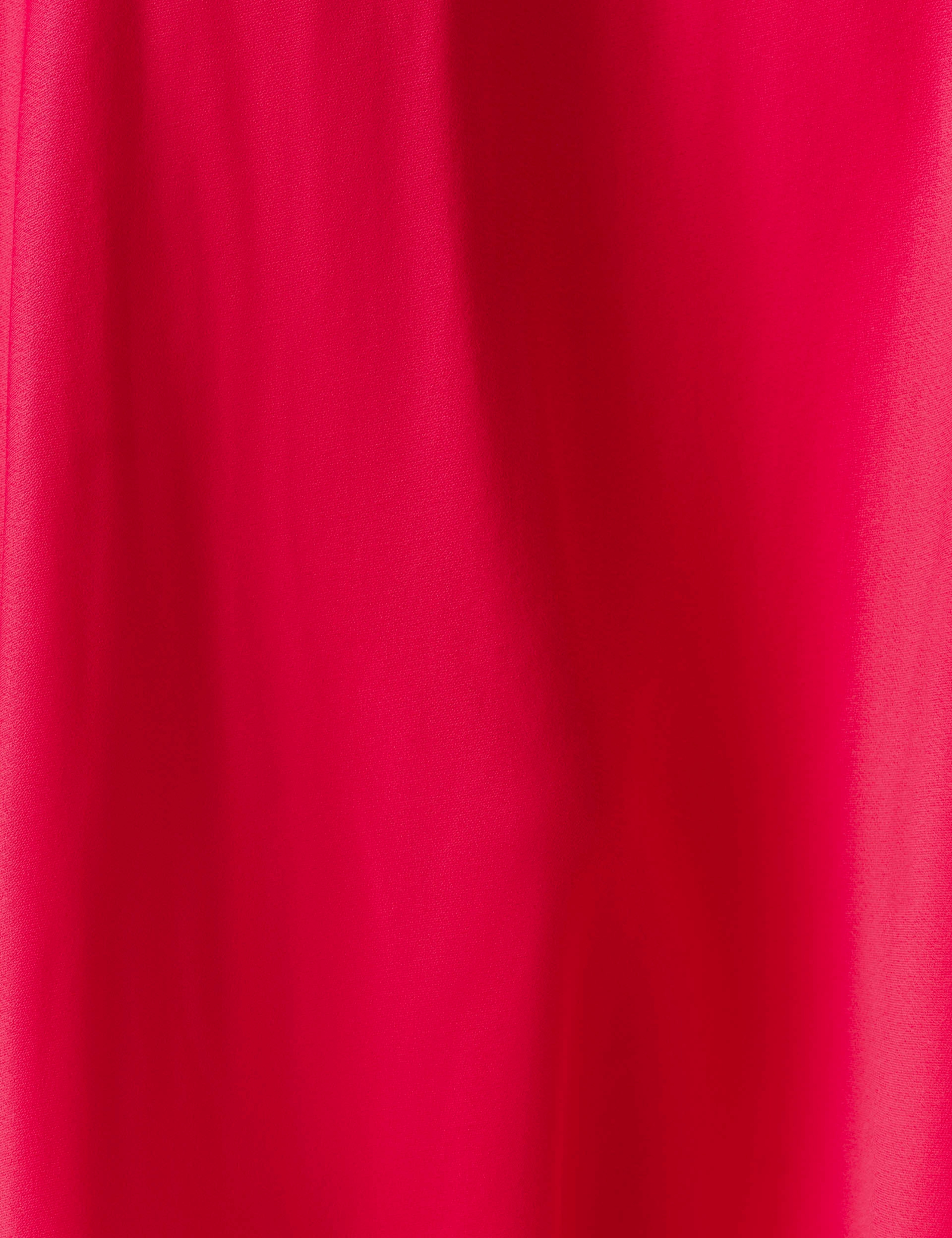 Satin V-Neck Tie Back Midi Tea Dress 8 of 8