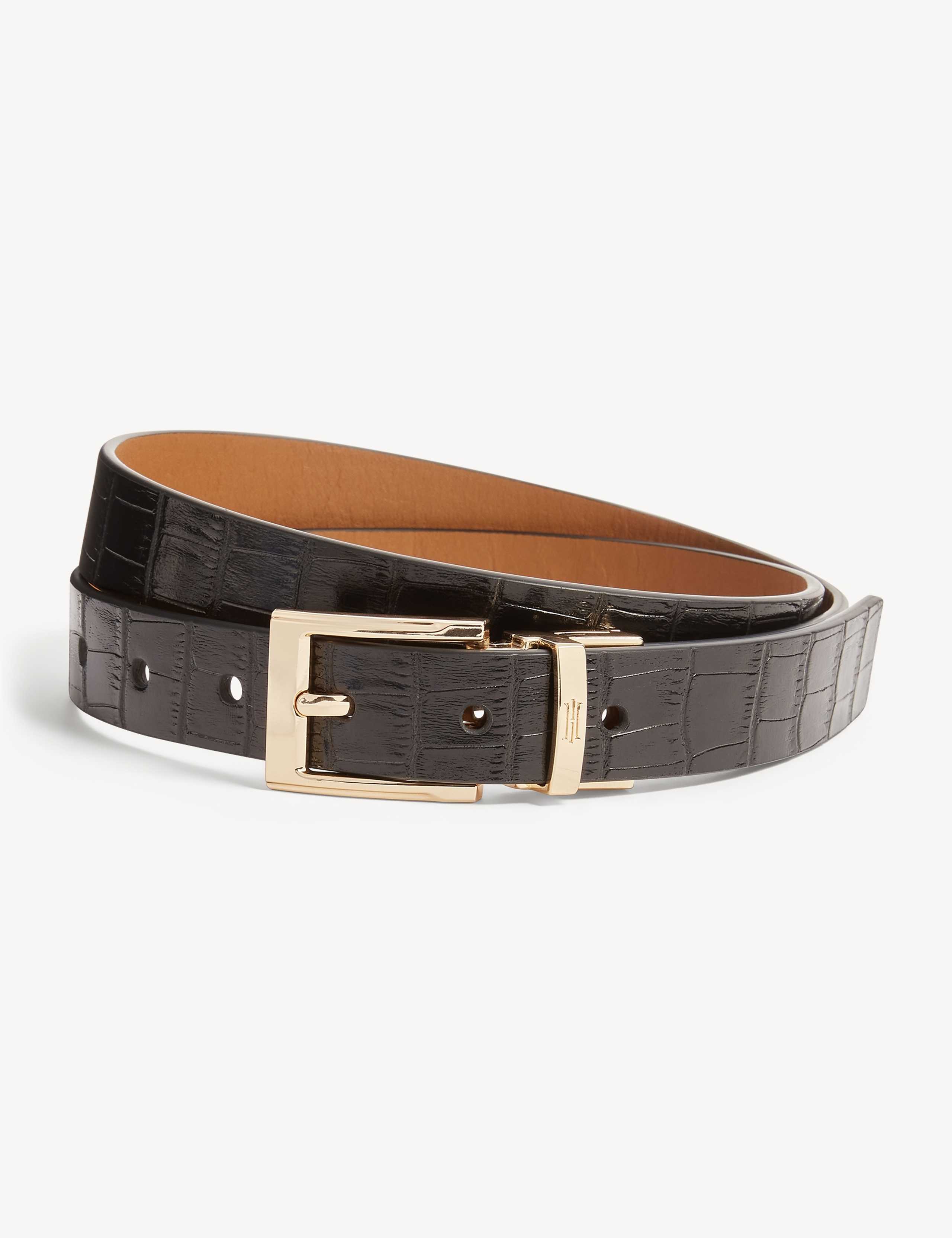 Leather Reversible Waist Belt 1 of 8