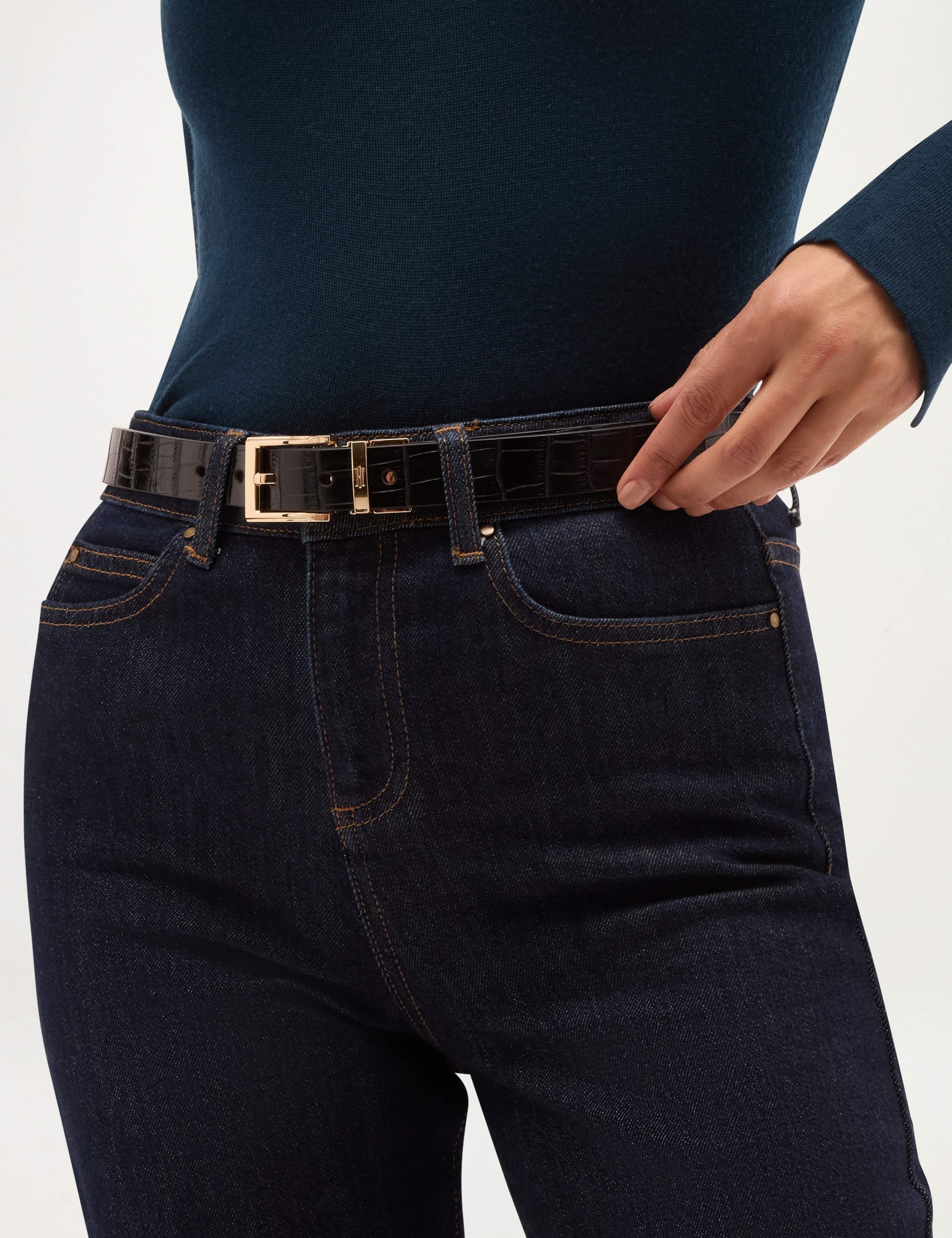 Leather Reversible Waist Belt 3 of 8
