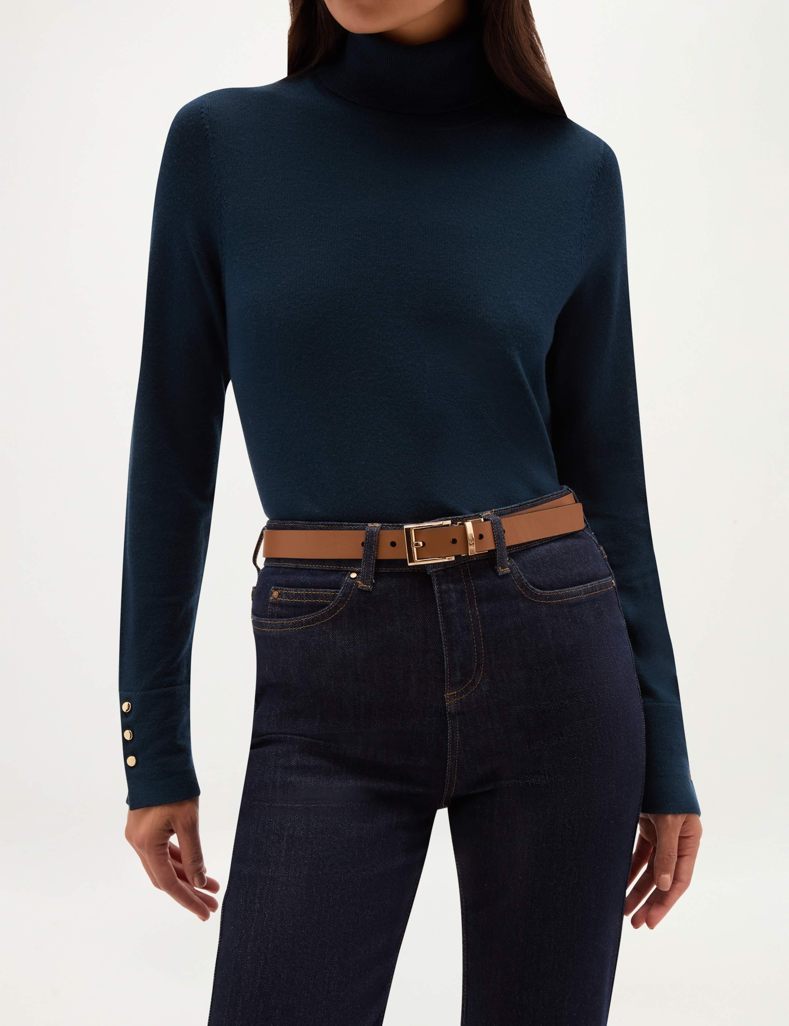 Leather Reversible Waist Belt 8 of 8