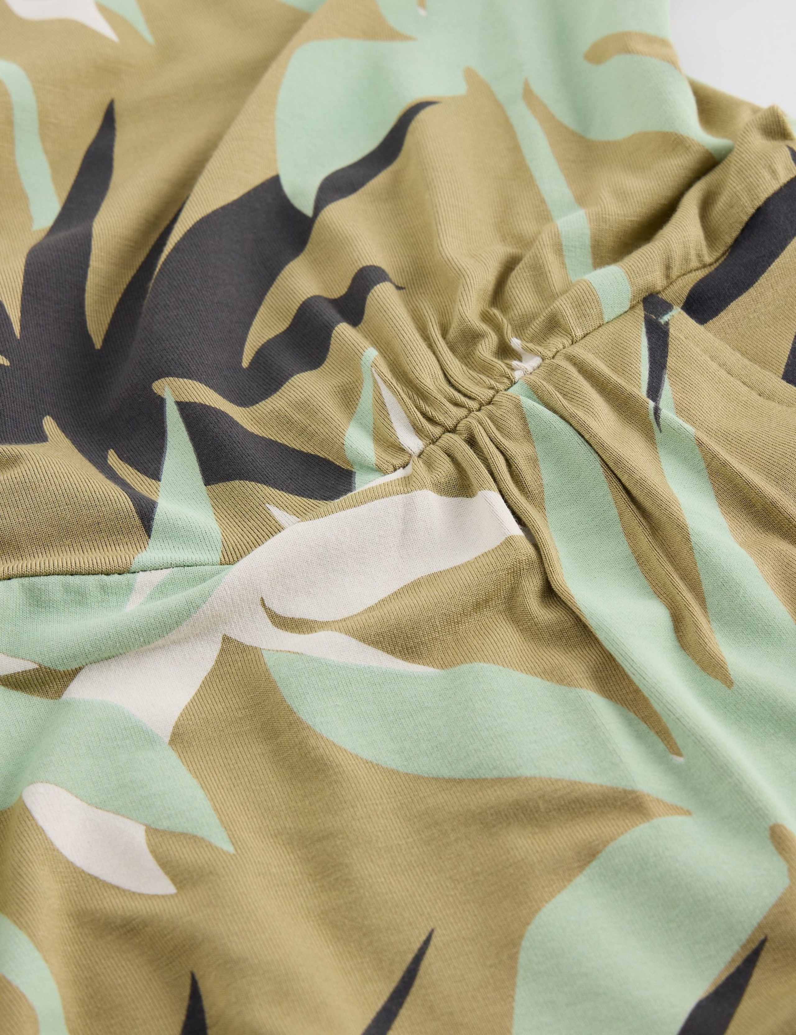 Jersey Abstract Print Round Neck Dress 6 of 6