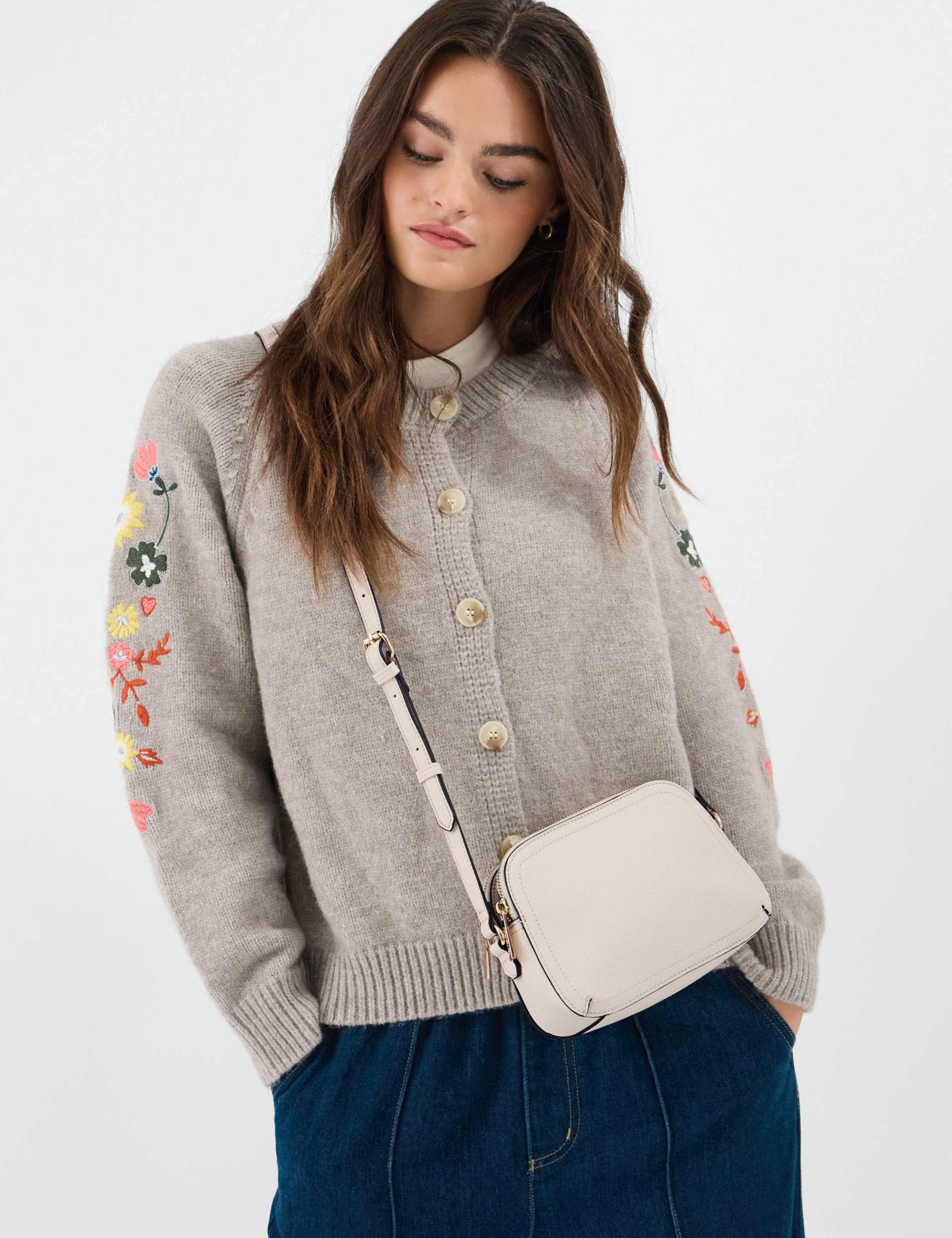 Faux Leather Cross Body Bag 2 of 5