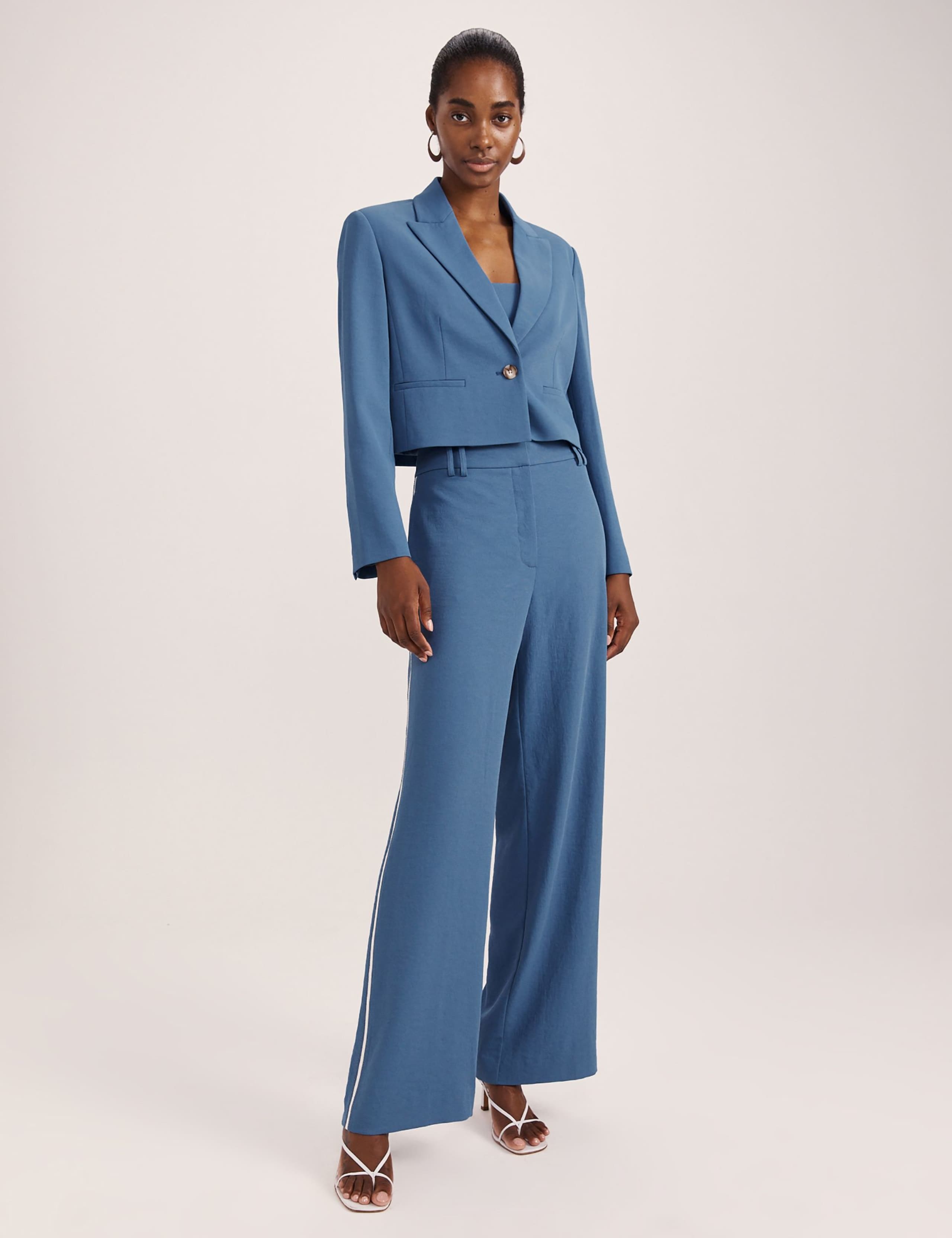 Side Stripe Wide Leg Trousers 3 of 7