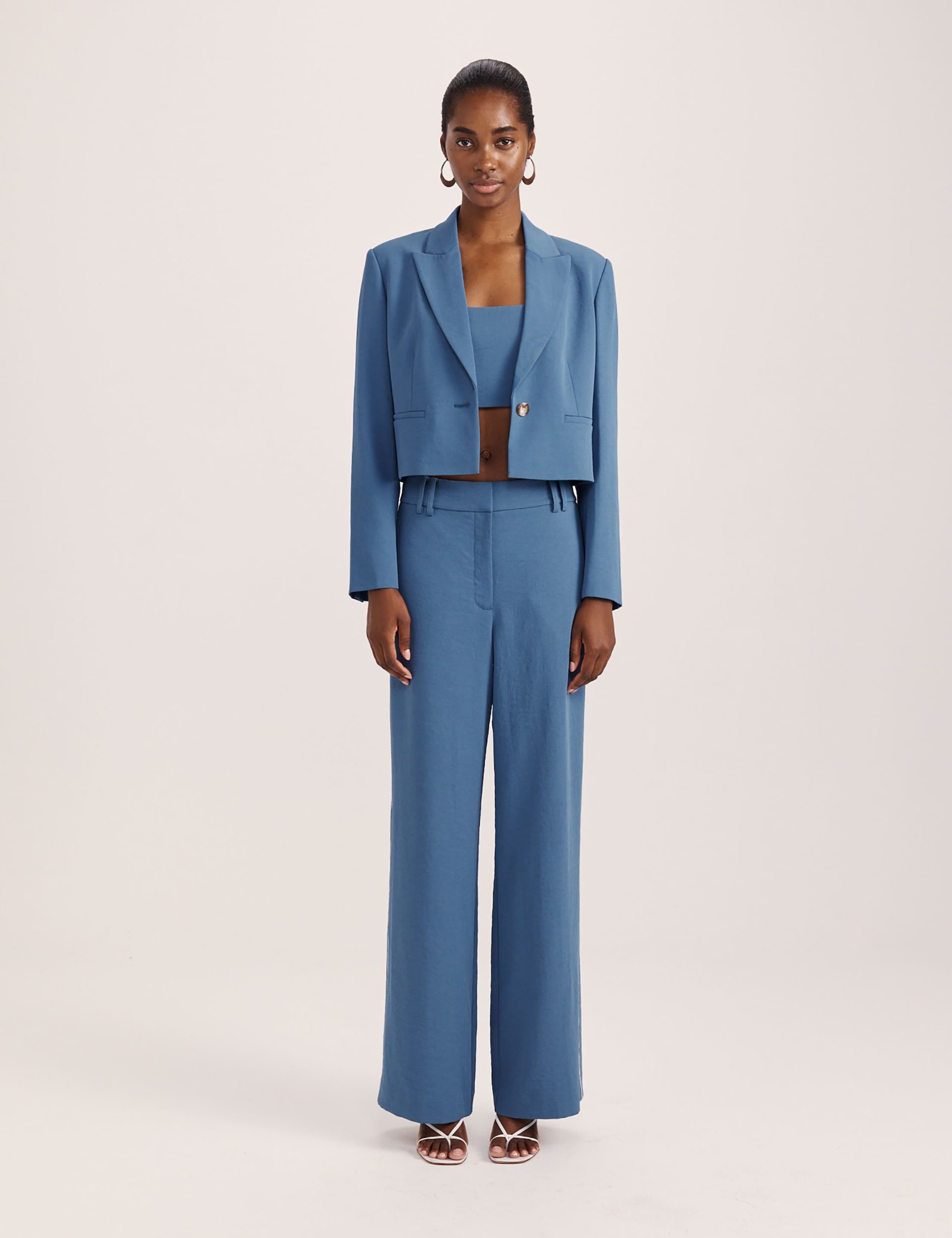 Side Stripe Wide Leg Trousers 4 of 7