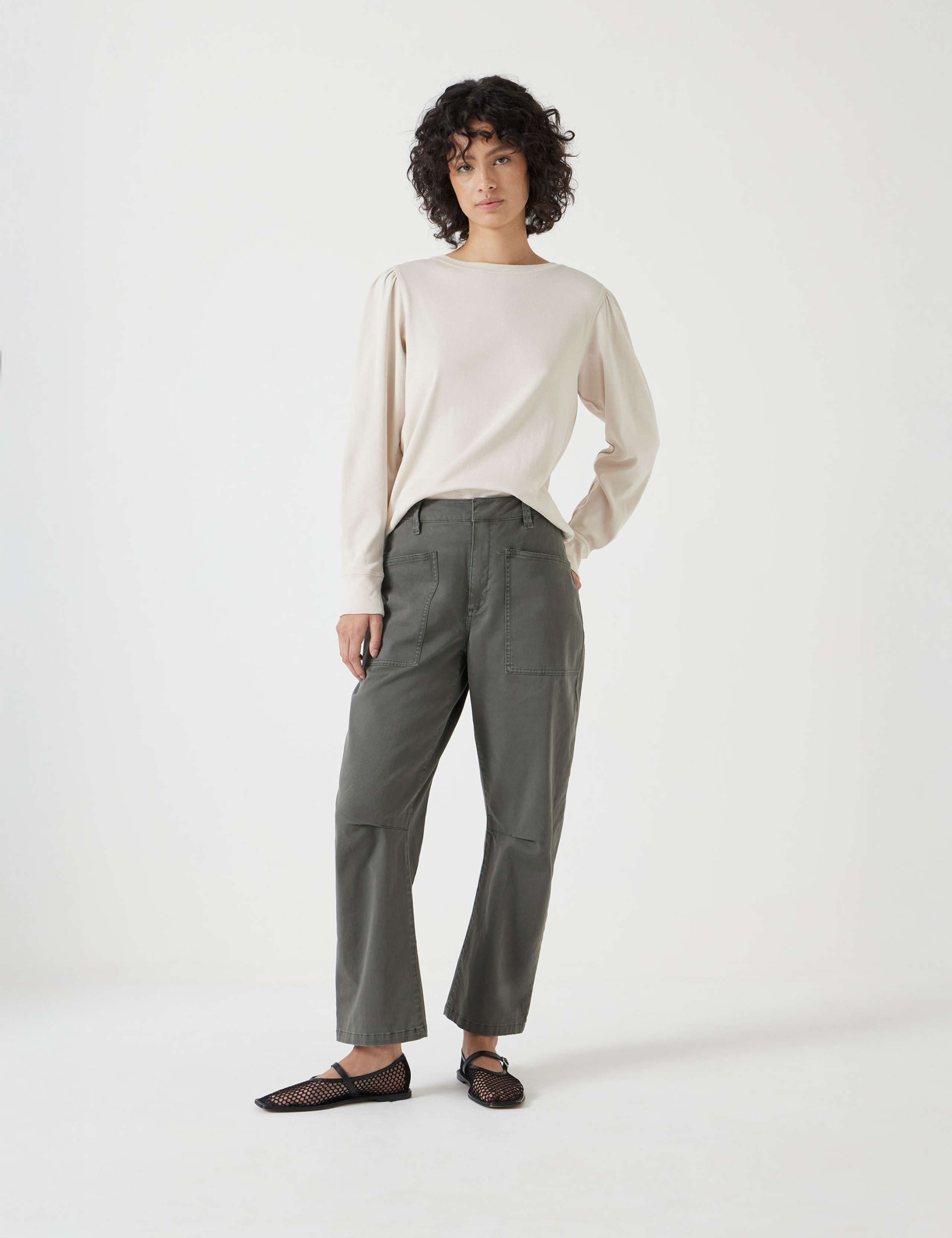 Emily Pure Cotton Puff Sleeve Top 4 of 5
