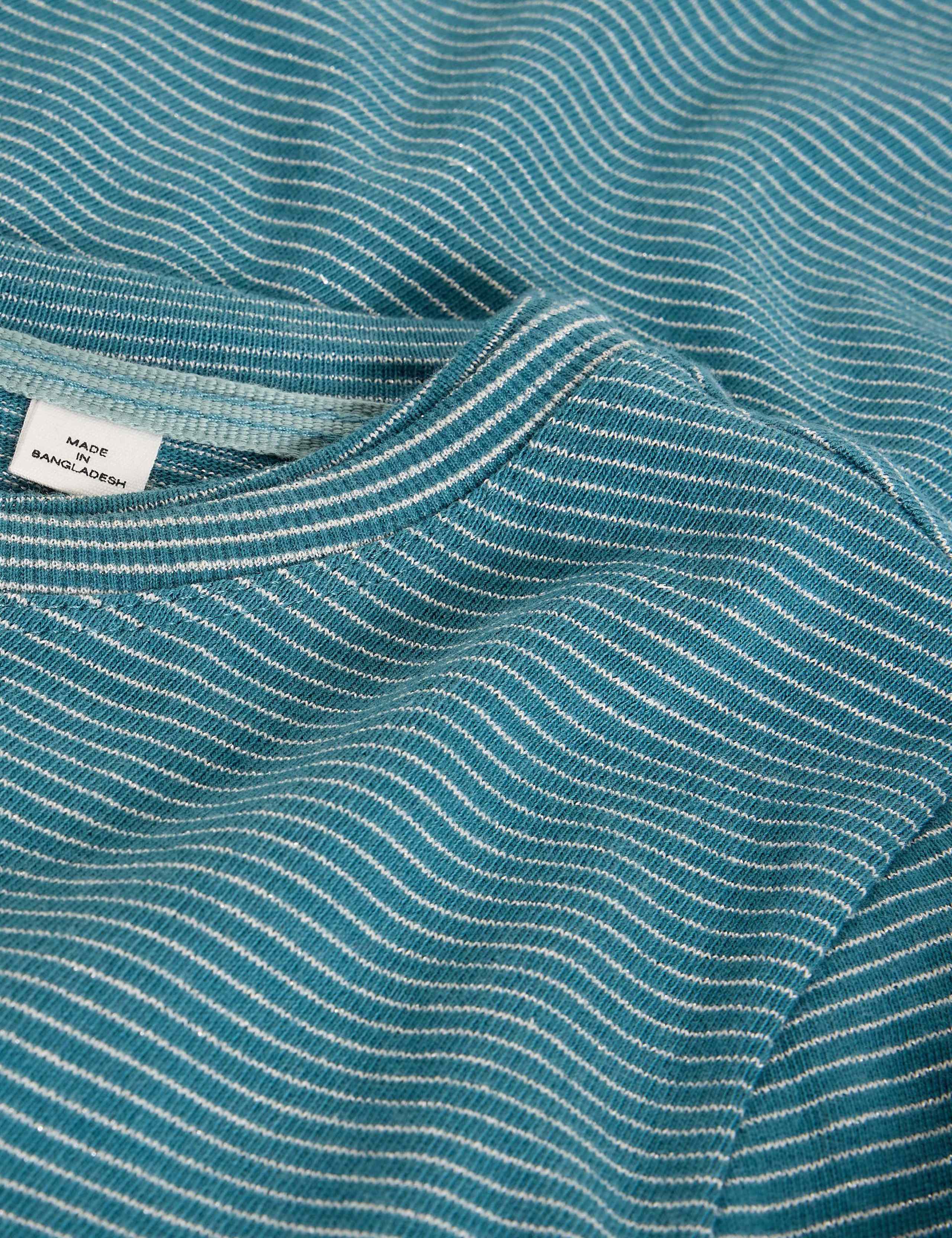 Cotton Rich Striped Sparkle Top 6 of 6