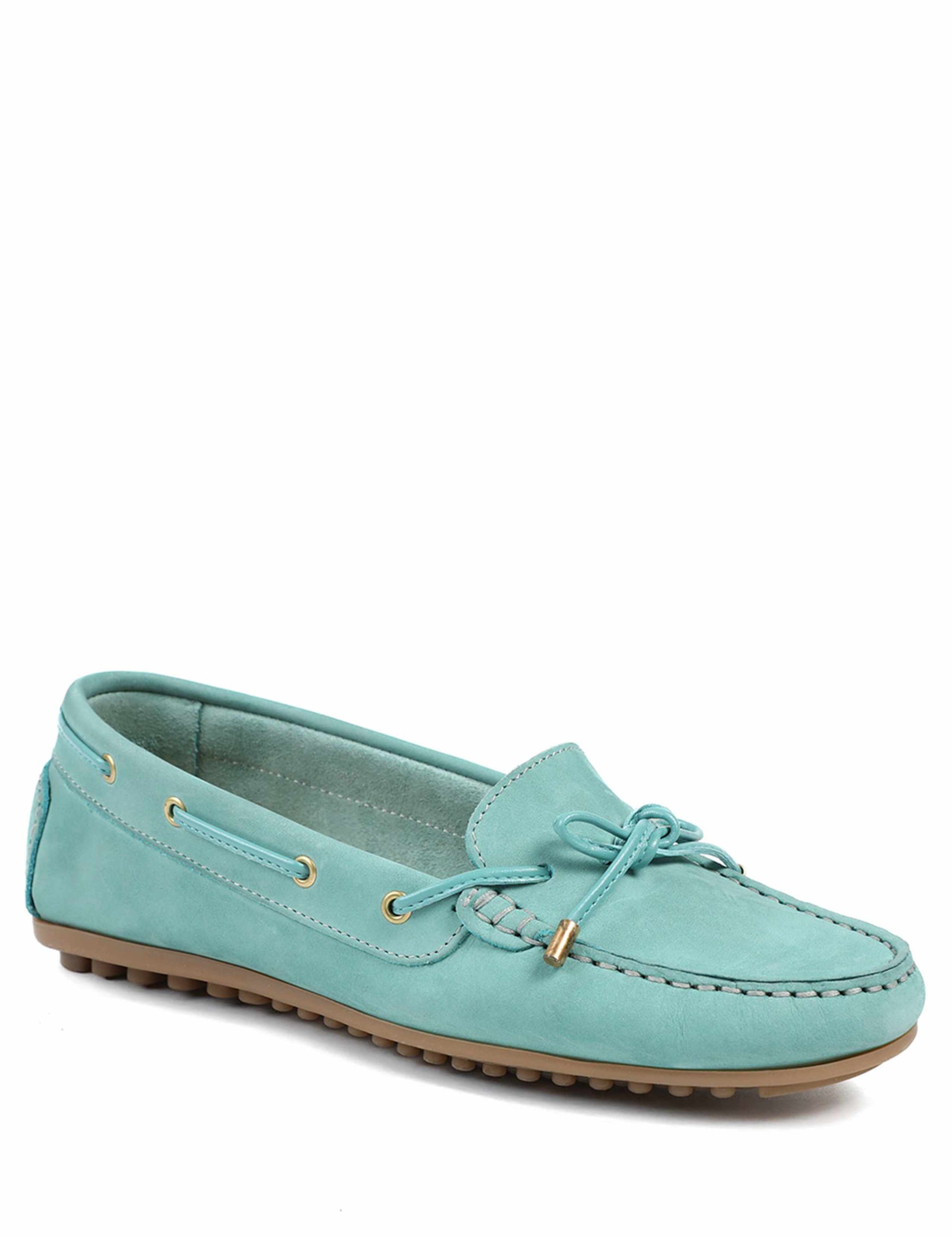 Leather Slip On Flat Loafers 3 of 6
