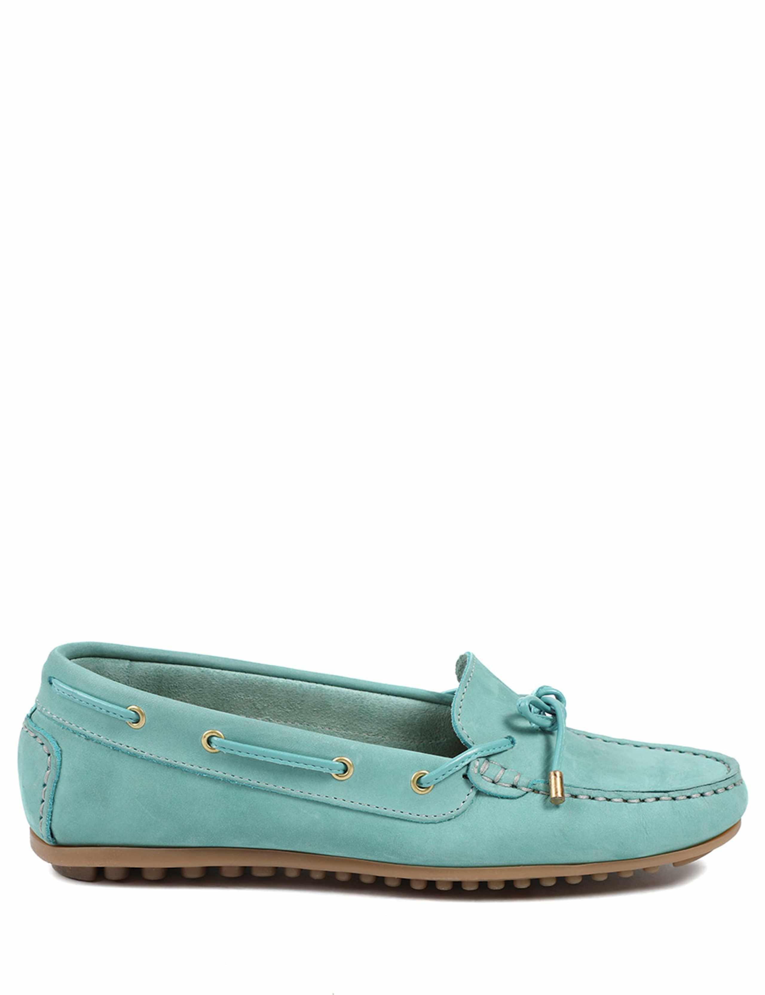 Leather Slip On Flat Loafers 2 of 6