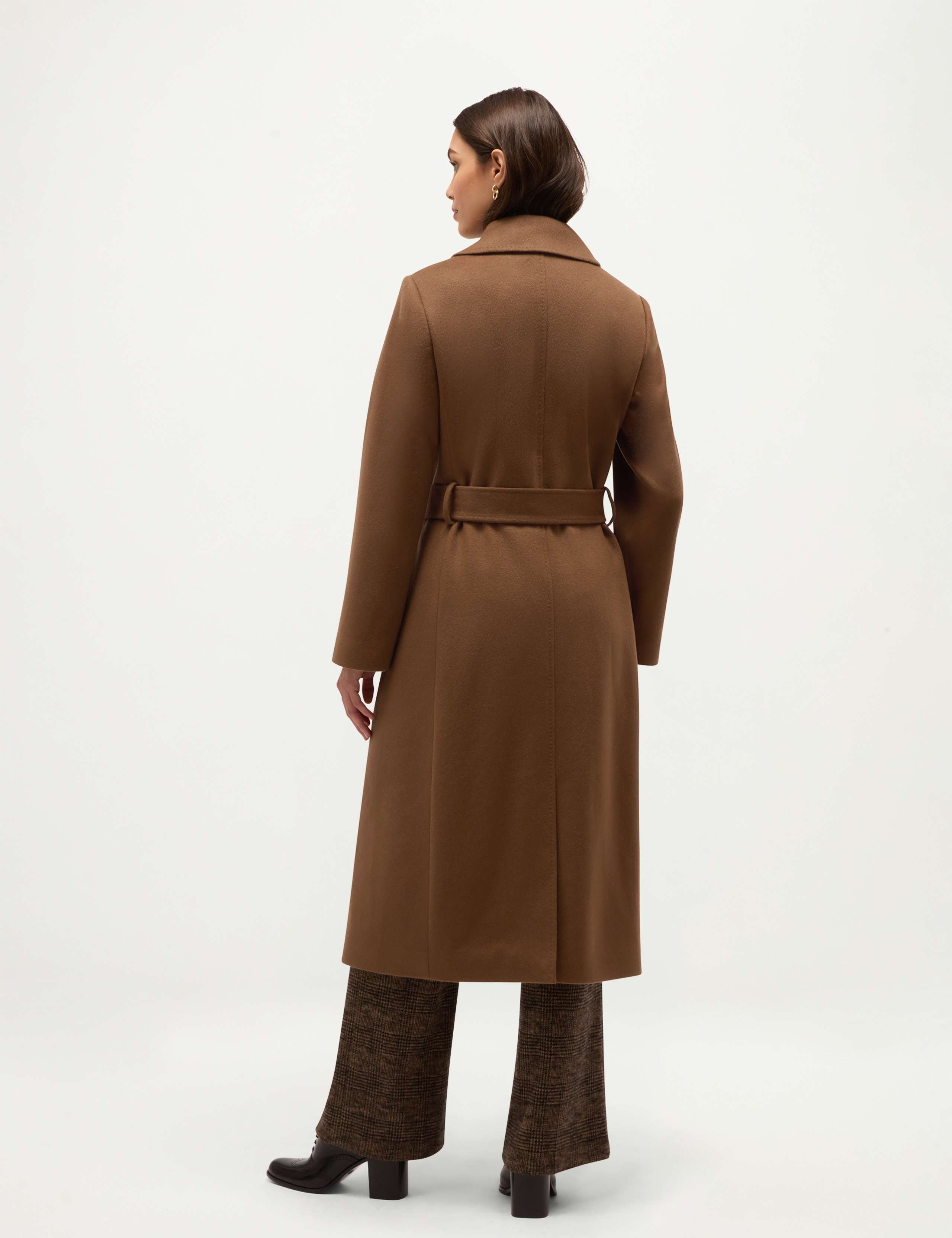 Pure Wool Belted Collared Coat 6 of 8