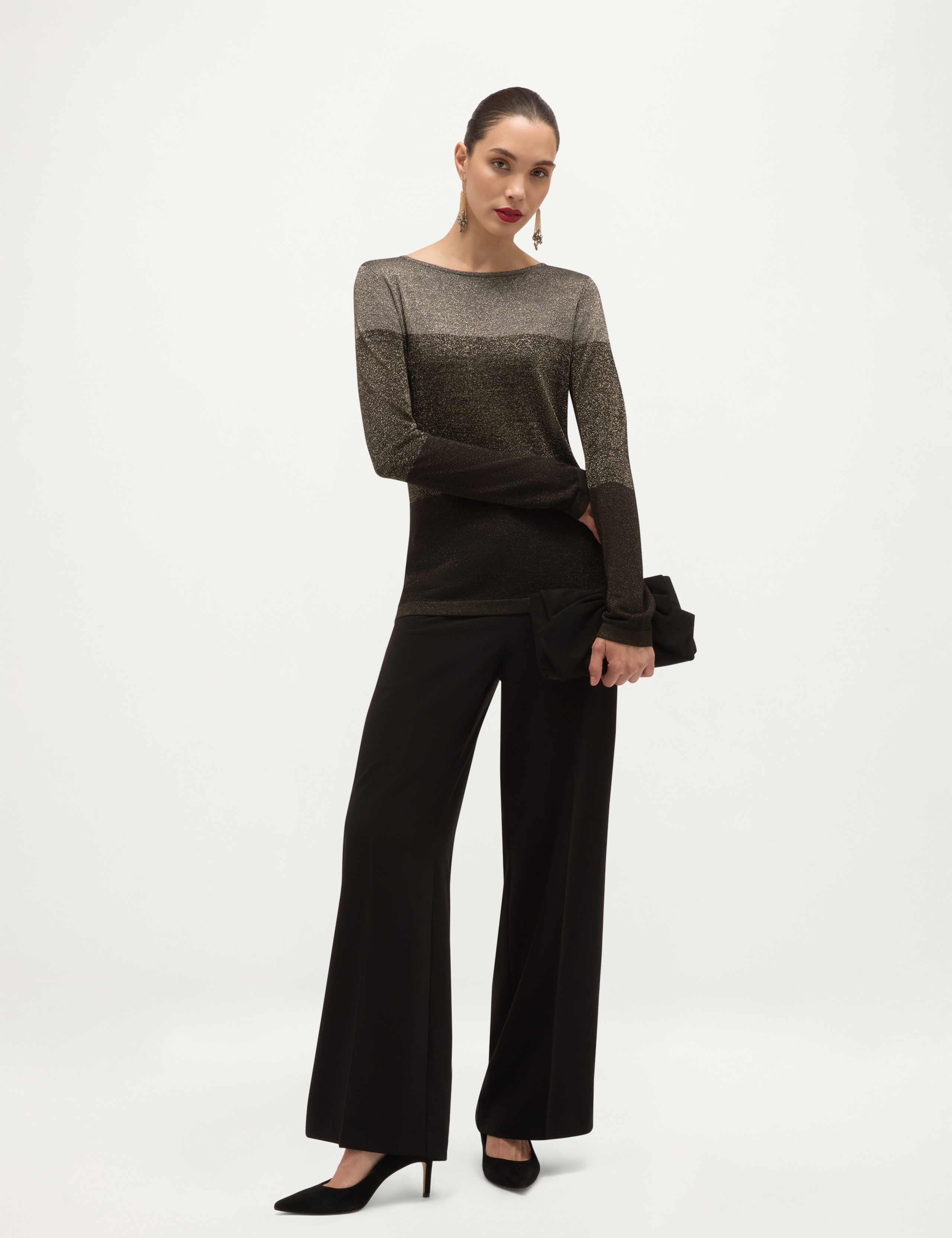 Sparkly Crew Neck Relaxed Fit Jumper 3 of 6