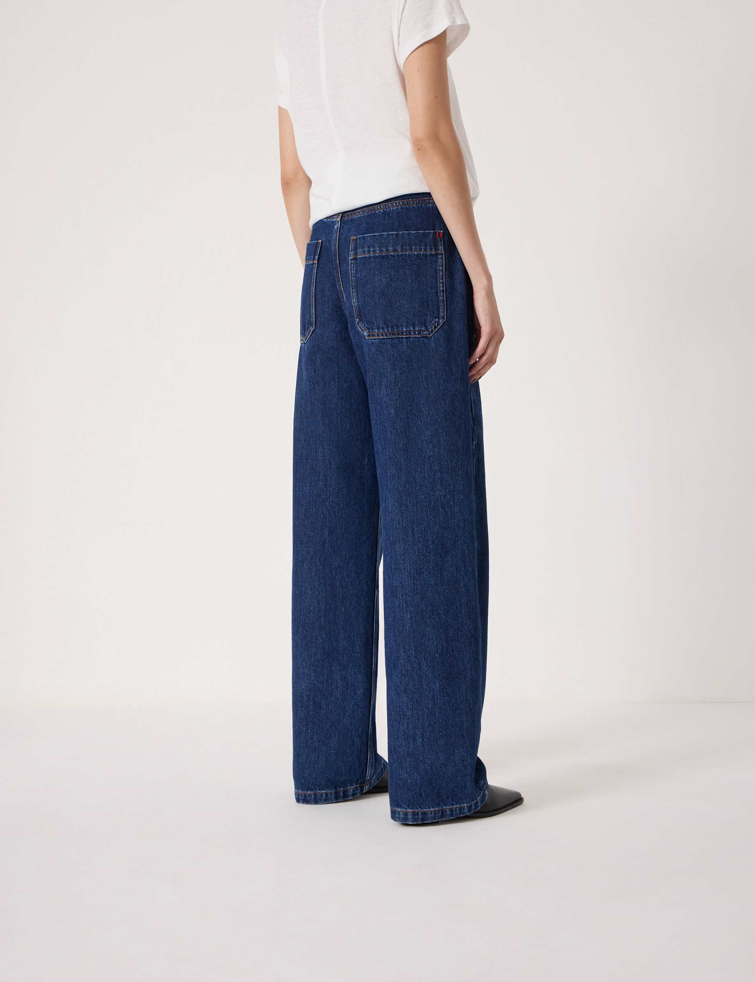 Mid Rise Straight Leg Jeans 4 of 7