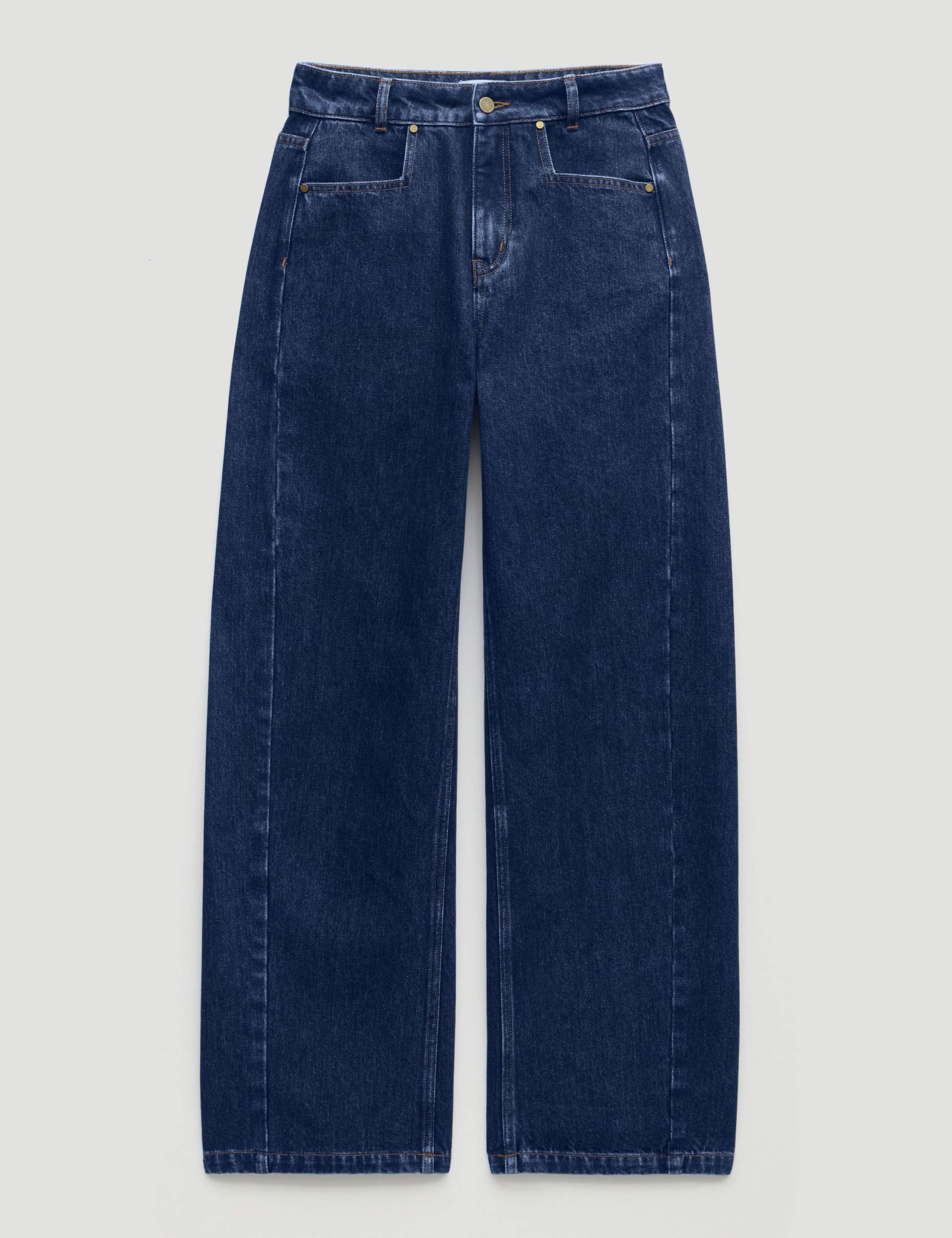 Mid Rise Straight Leg Jeans 2 of 7