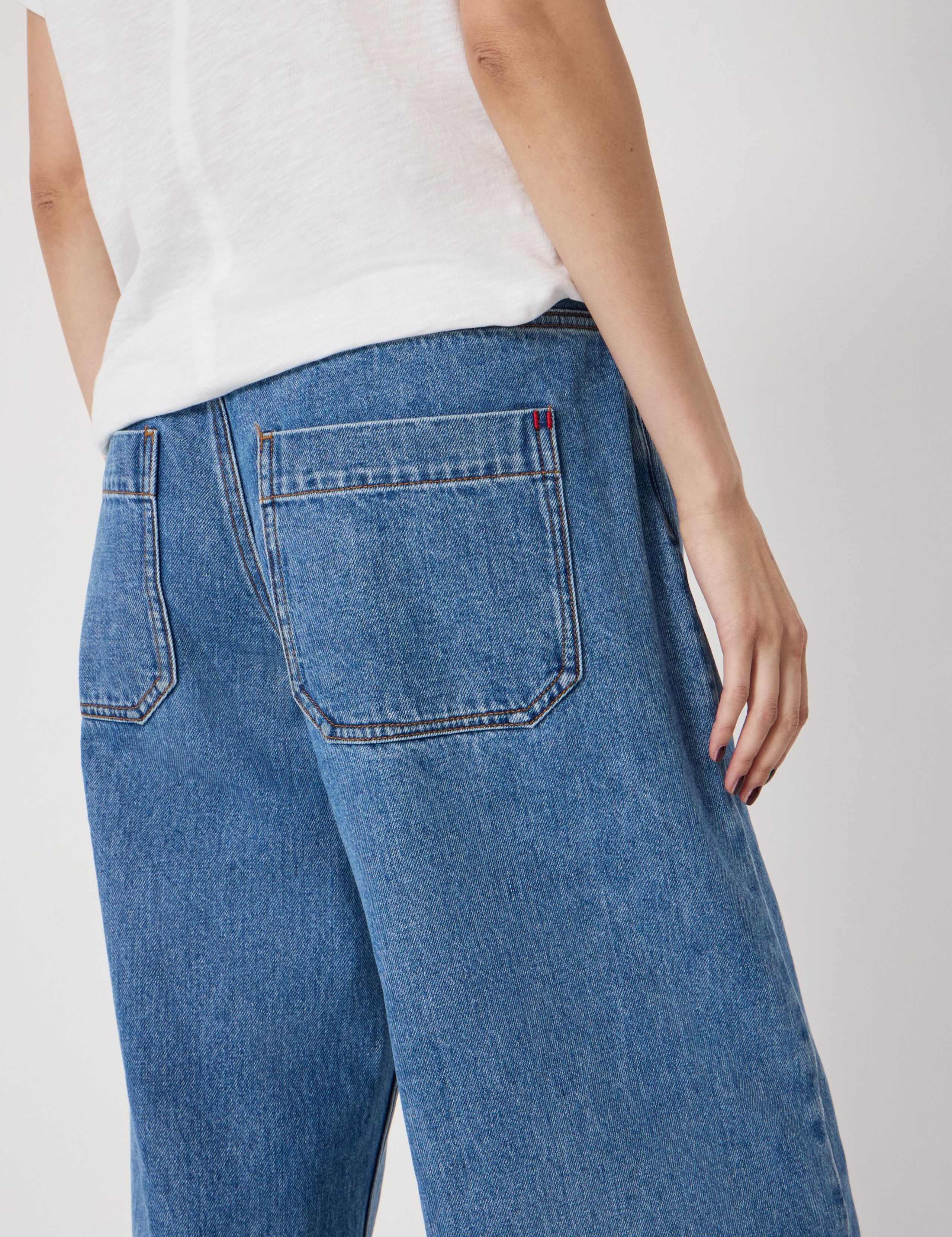 Mid Rise Straight Leg Jeans 7 of 7