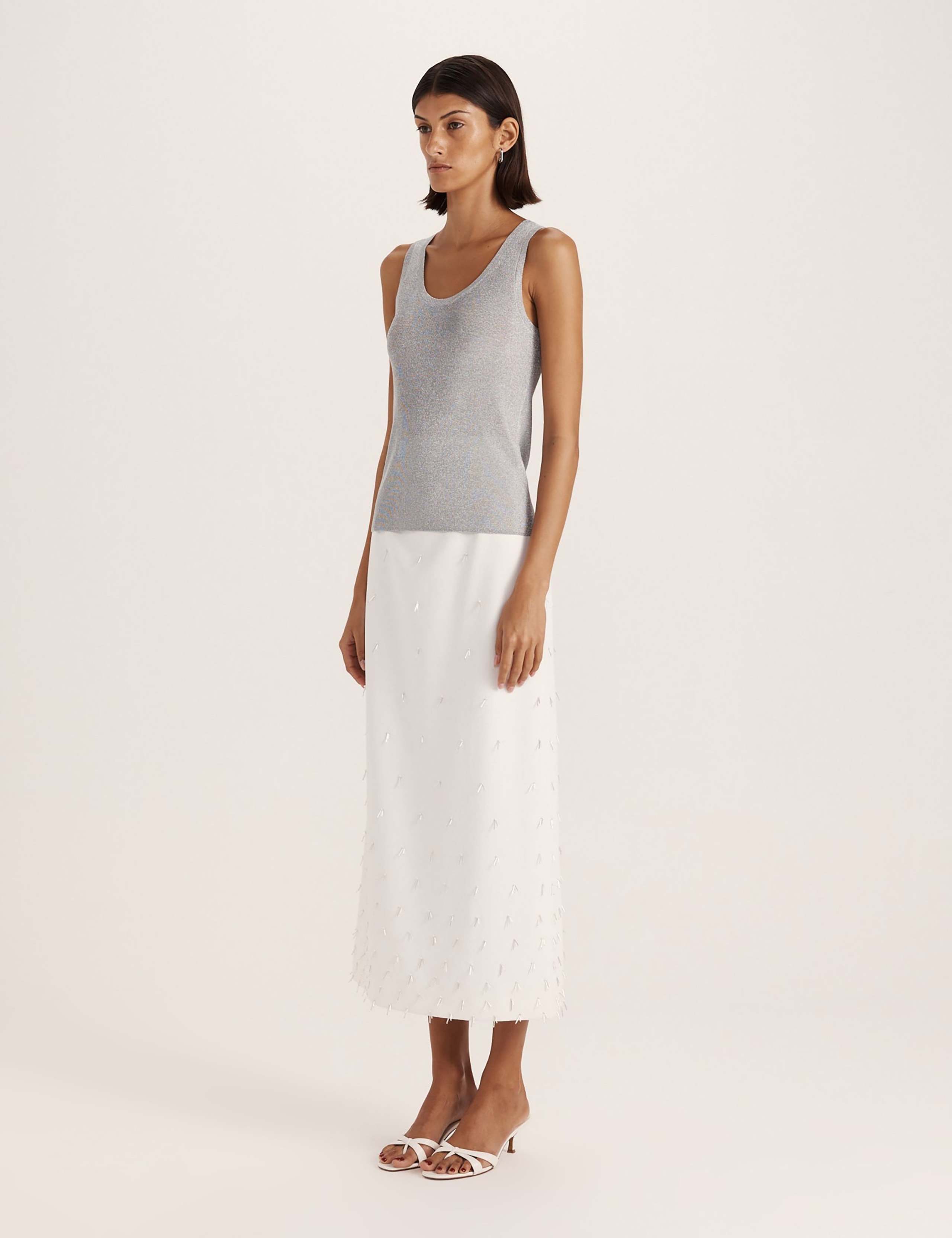 Metallic Scoop Neck Vest Top 6 of 8