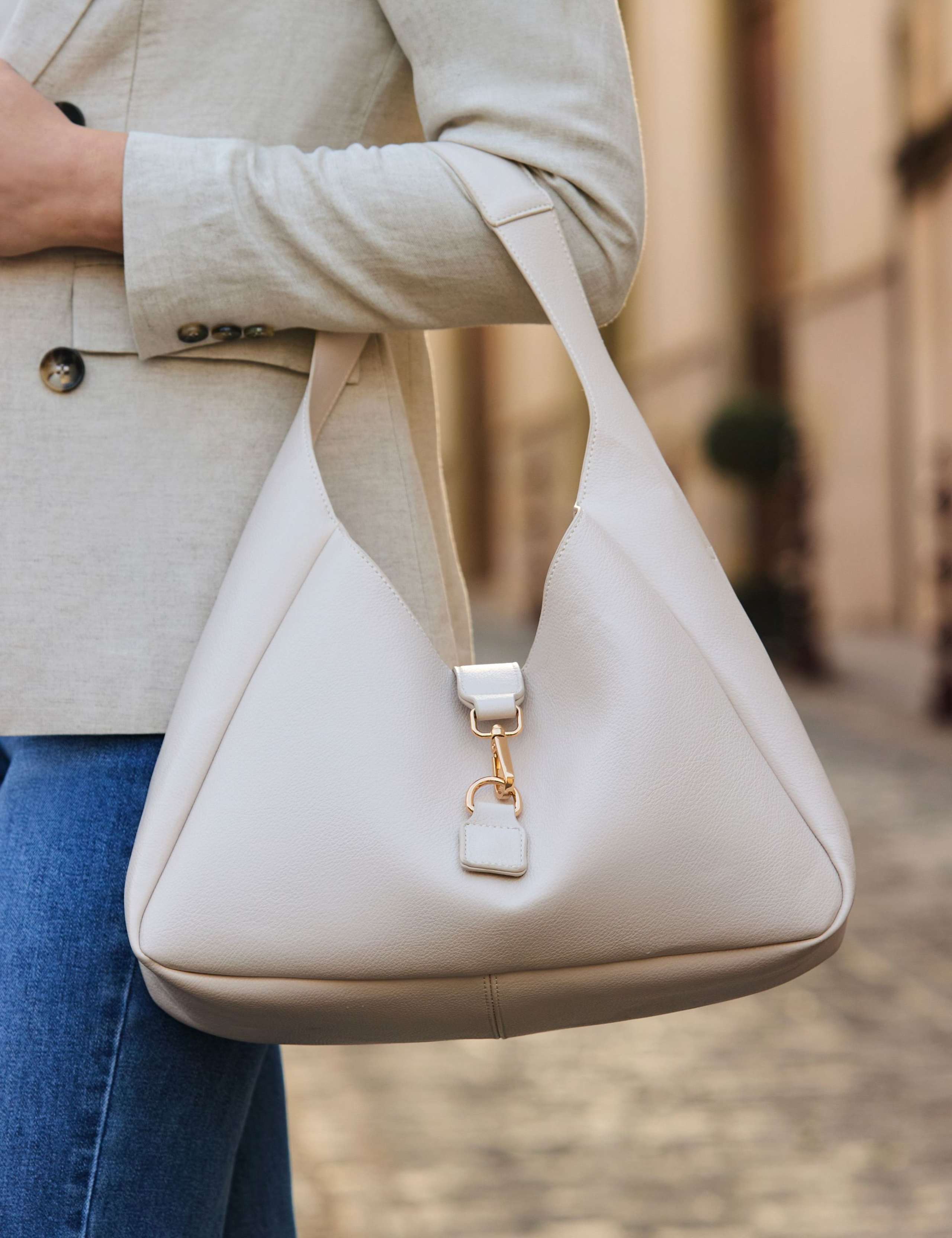 Faux Leather Tote Bag 2 of 4