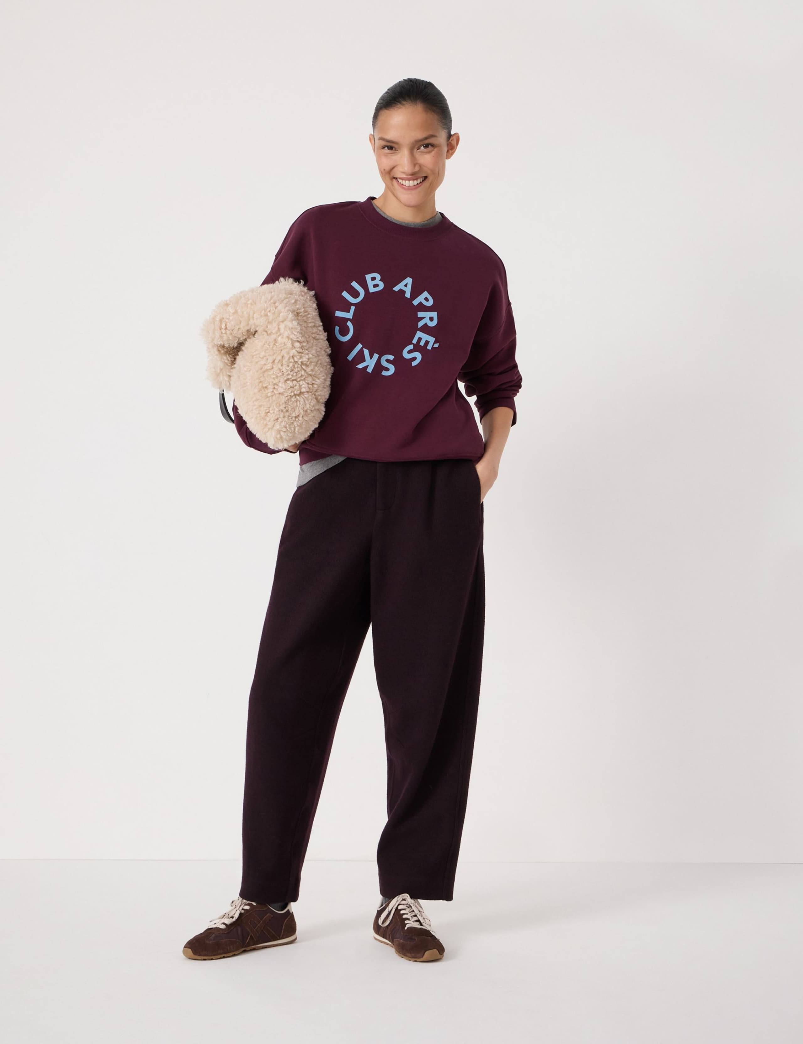 Cotton Rich Après Ski Club Slogan Sweatshirt 3 of 5