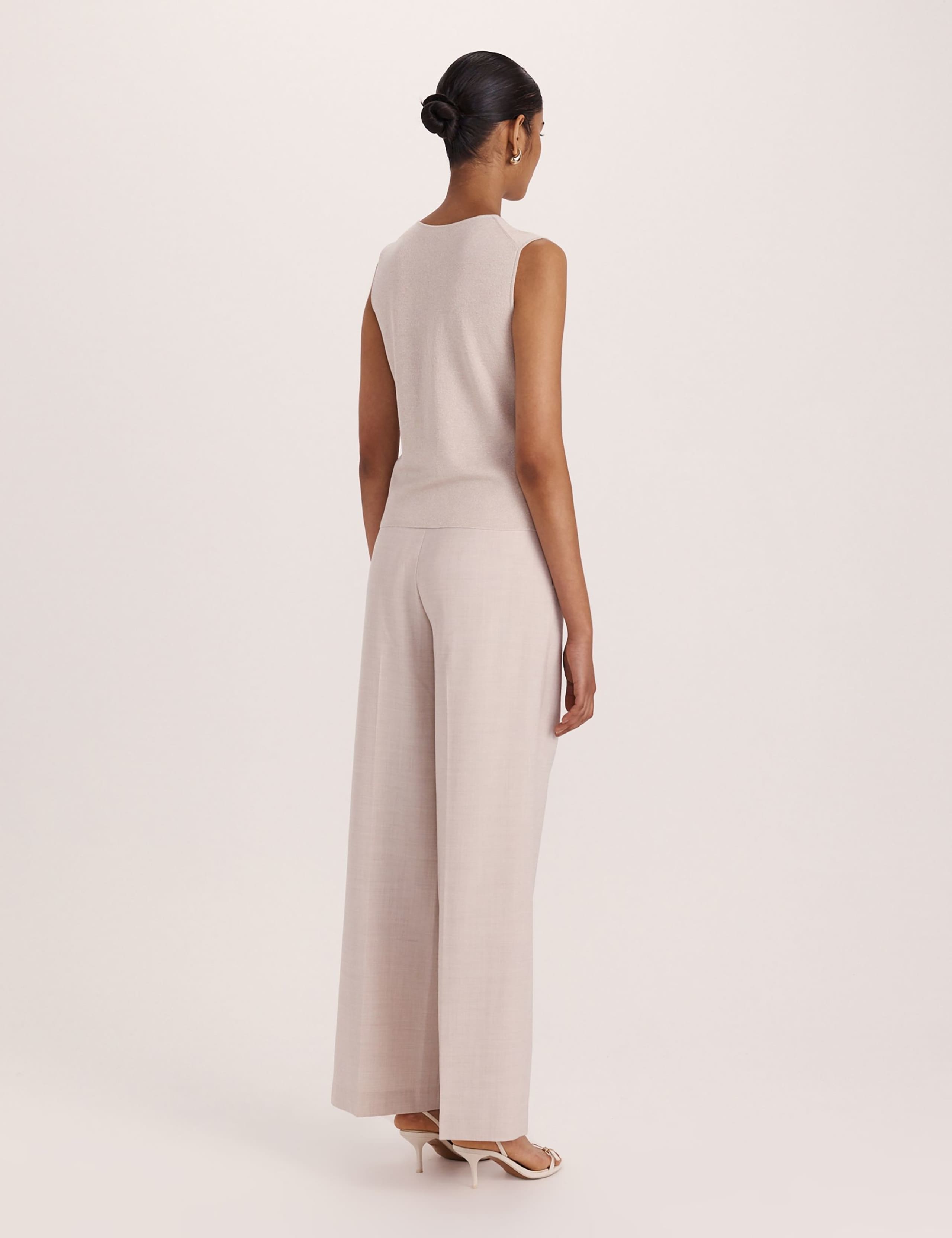 Sparkly V-Neck Button Through Knitted Vest 4 of 6