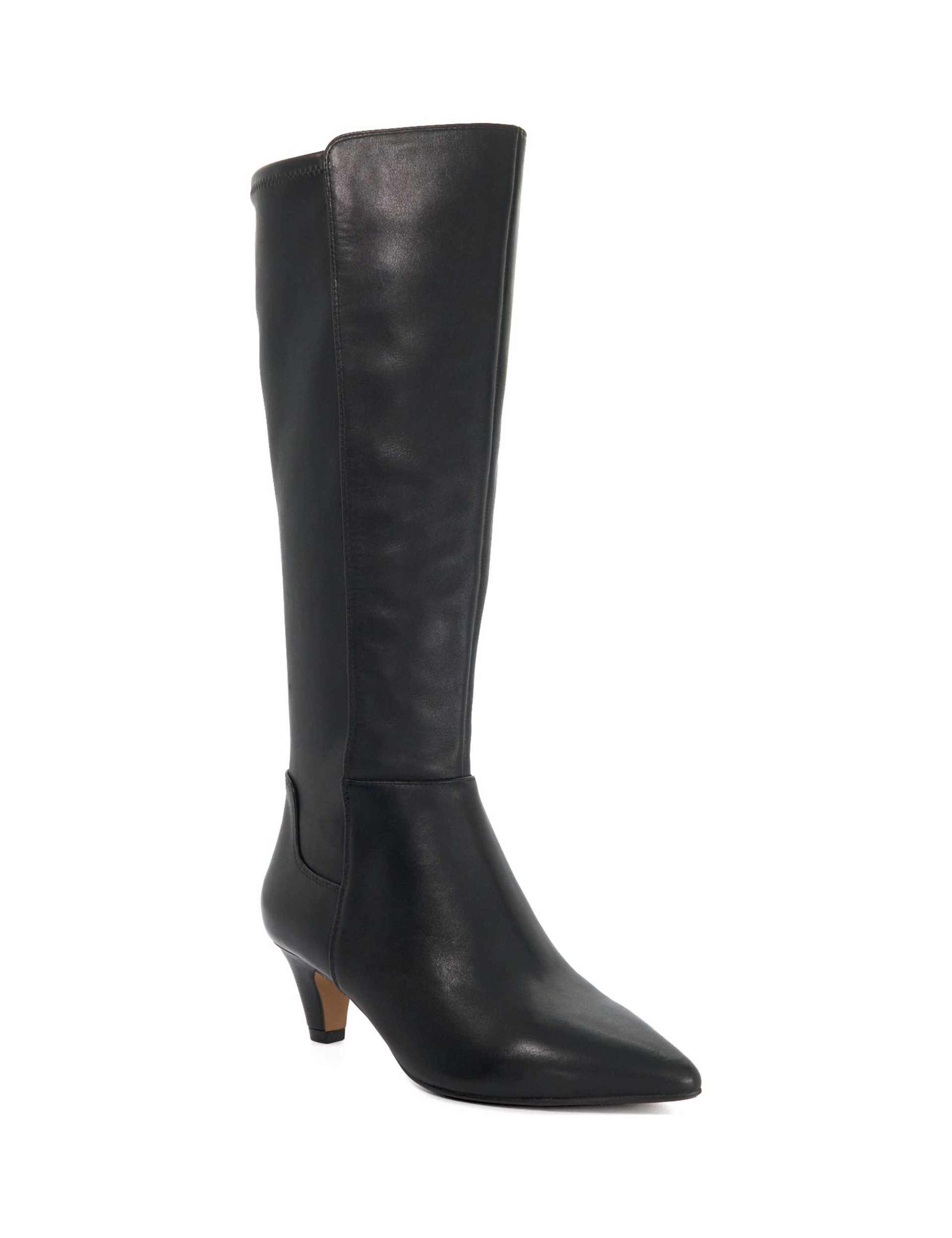 Wide Fit Leather Knee High Boots 2 of 5