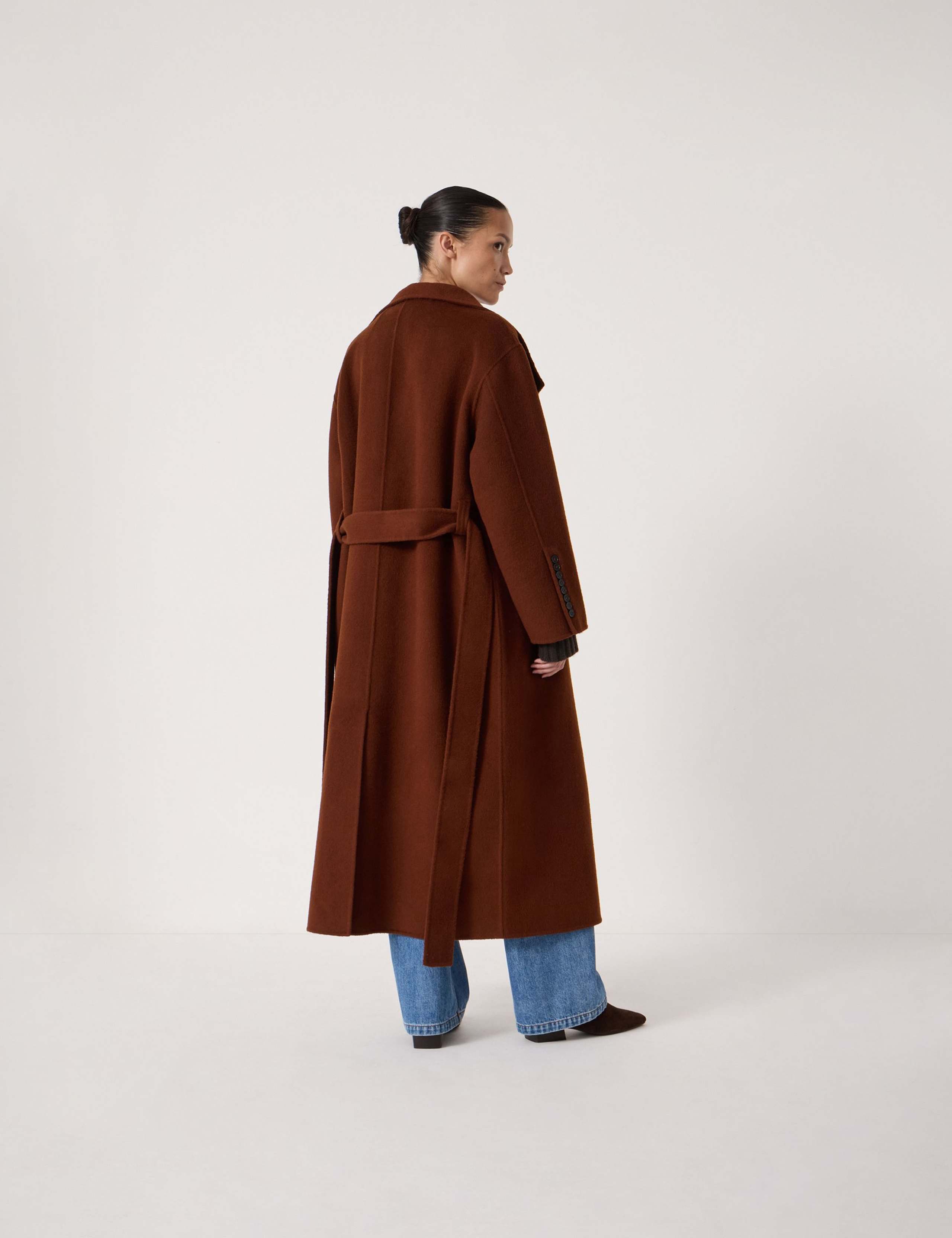 Pure Wool Double Faced Belted Coat 3 of 6