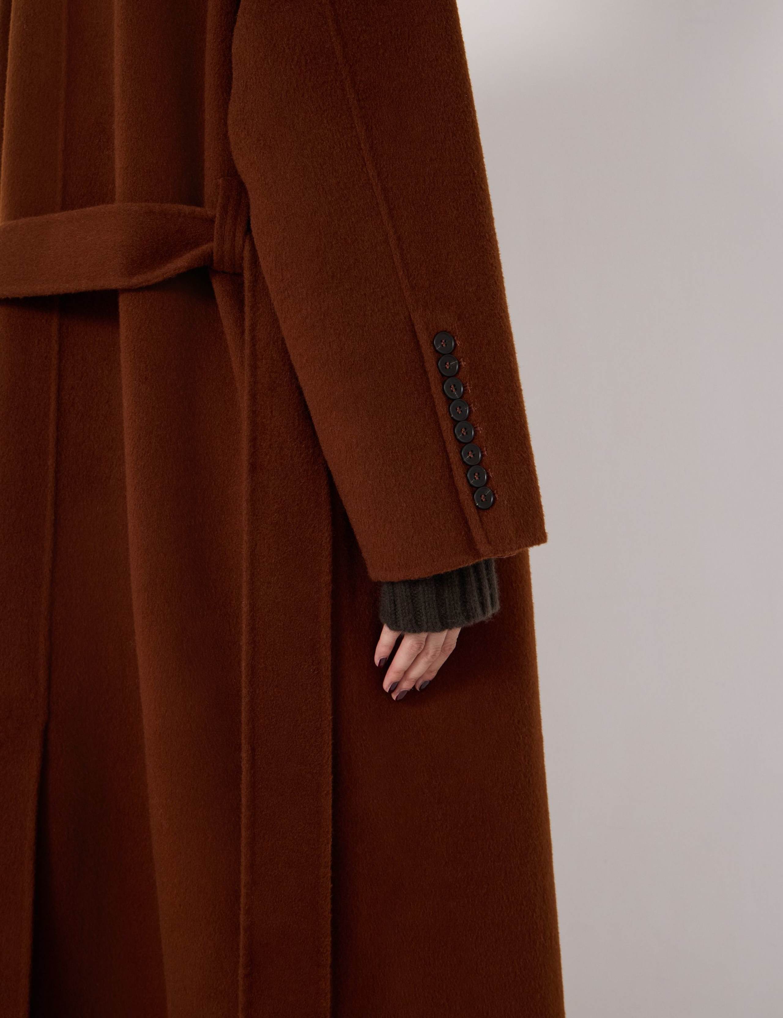 Pure Wool Double Faced Belted Coat 6 of 6