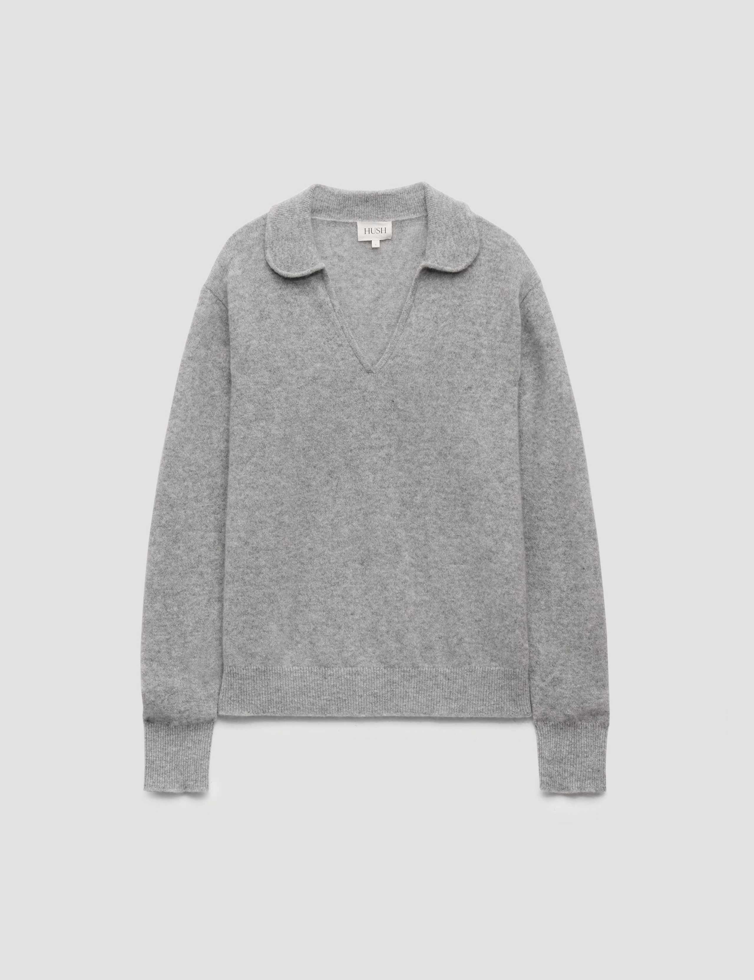 Pure Cashmere Collared Jumper 2 of 5