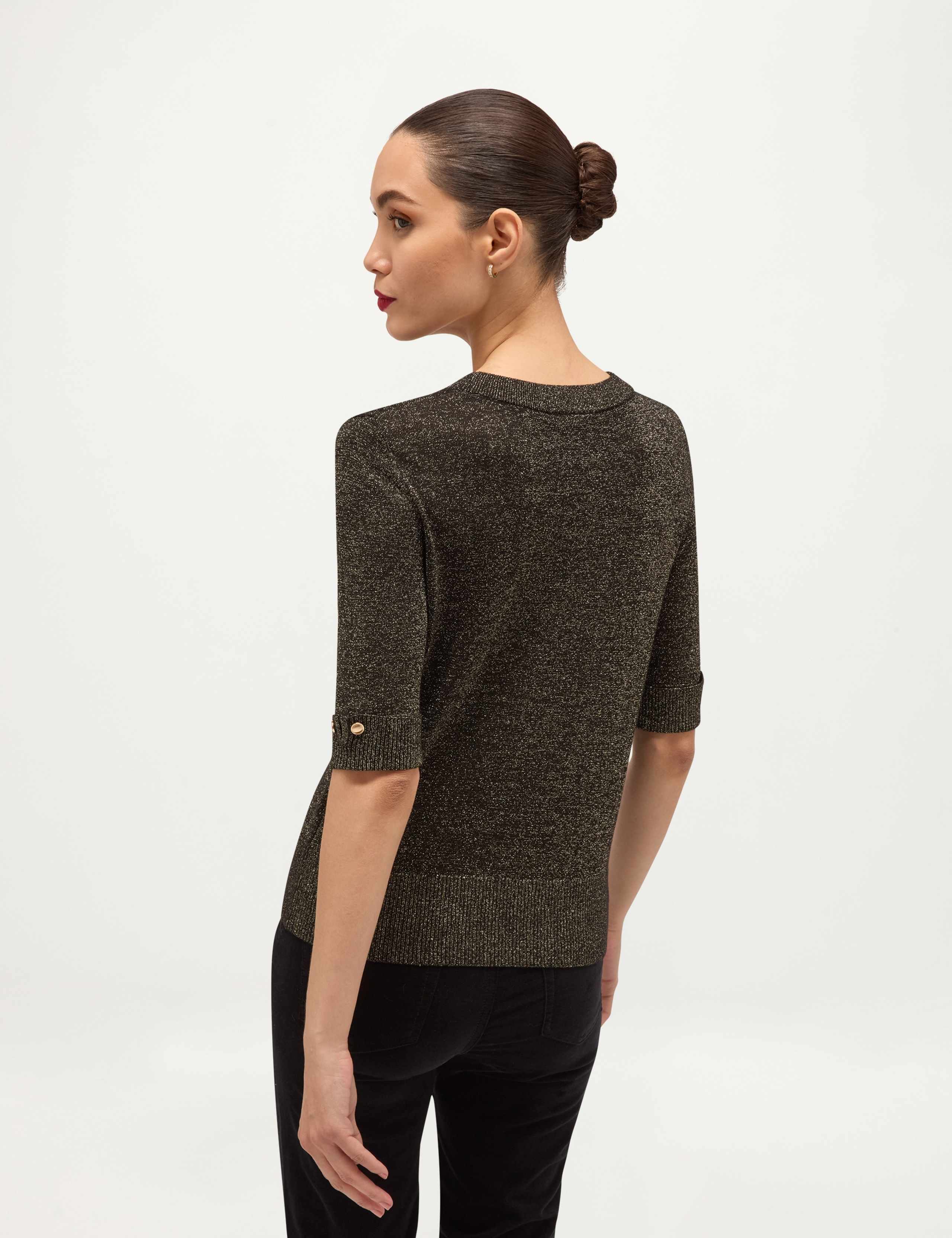 Rayon Rich Sparkly Crew Neck Jumper 6 of 7