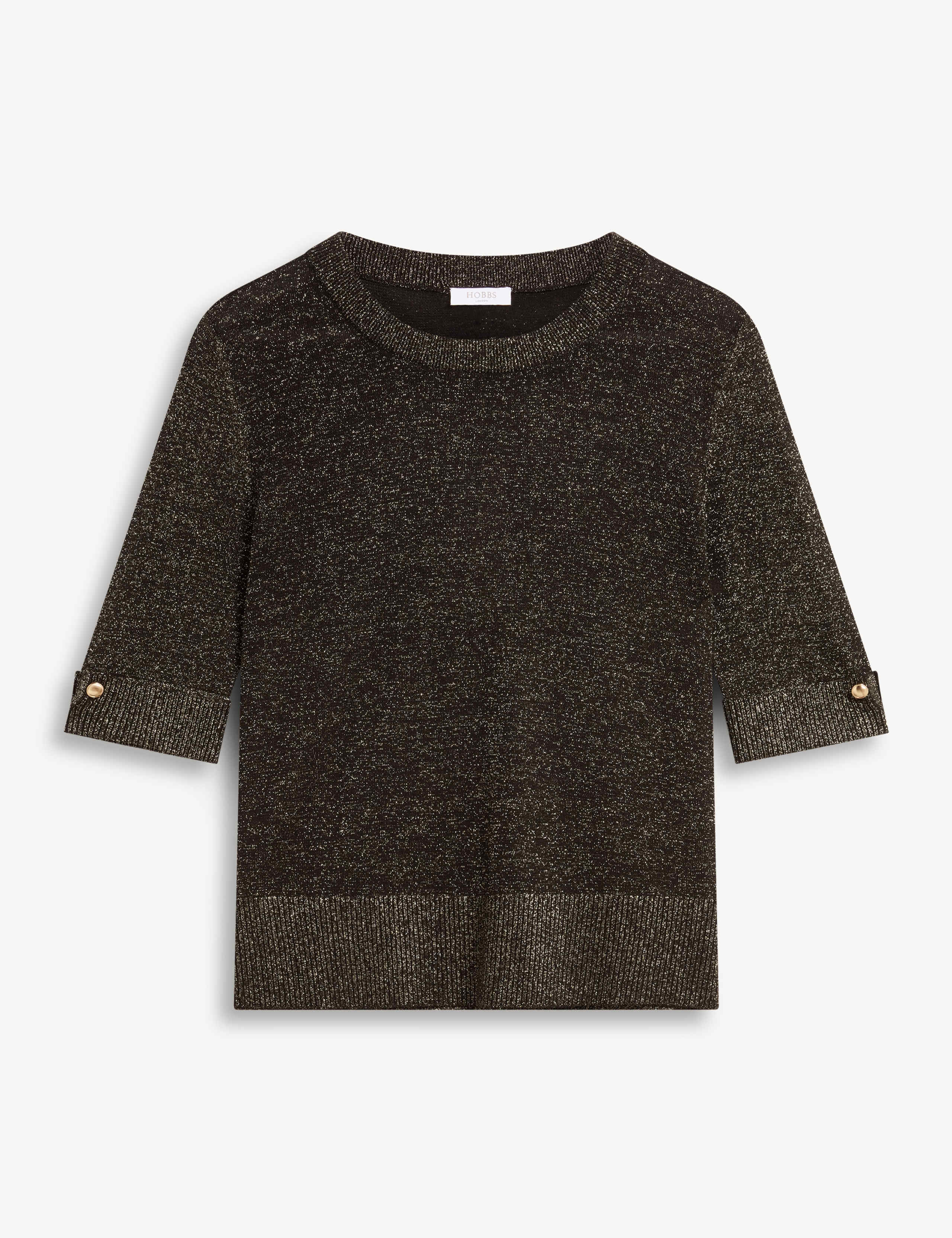 Rayon Rich Sparkly Crew Neck Jumper 2 of 7